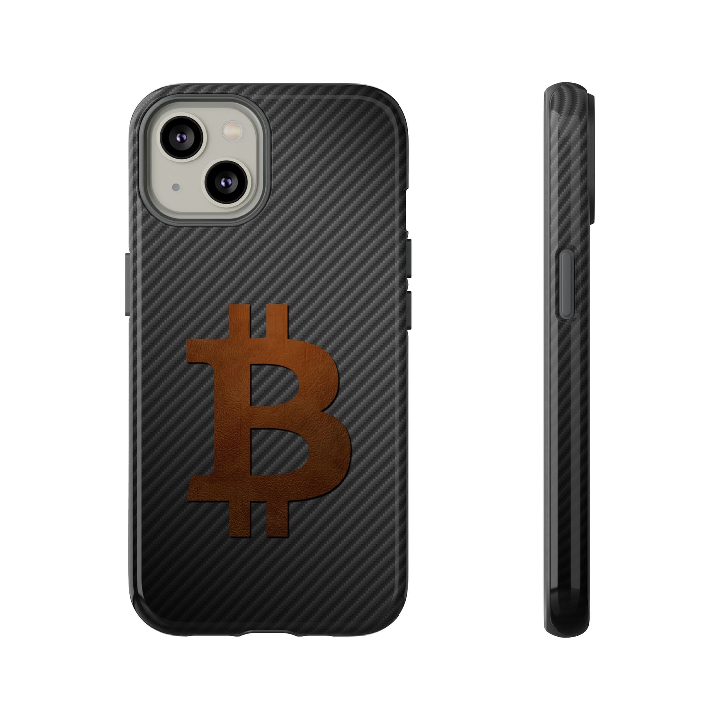 Bitcoin Fiber Brown Leather Case In N Out Crypto