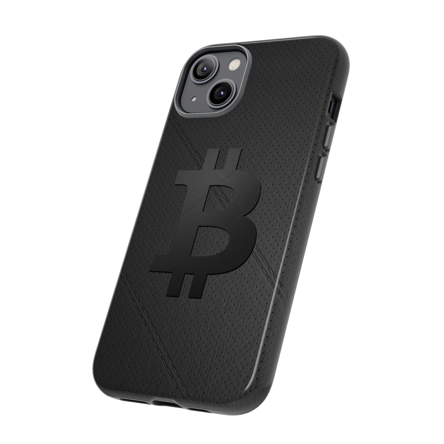 Bitcoin Leather Phone Case In N Out Crypto