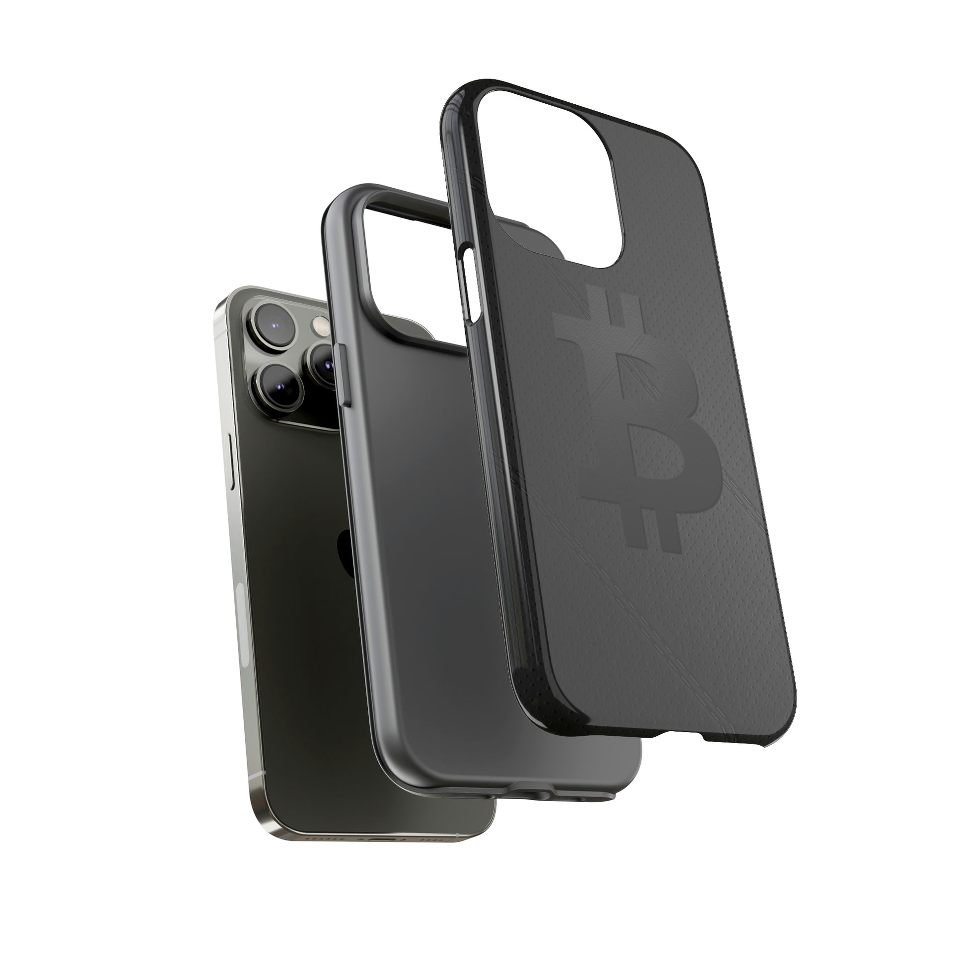 Bitcoin Leather Phone Case In N Out Crypto