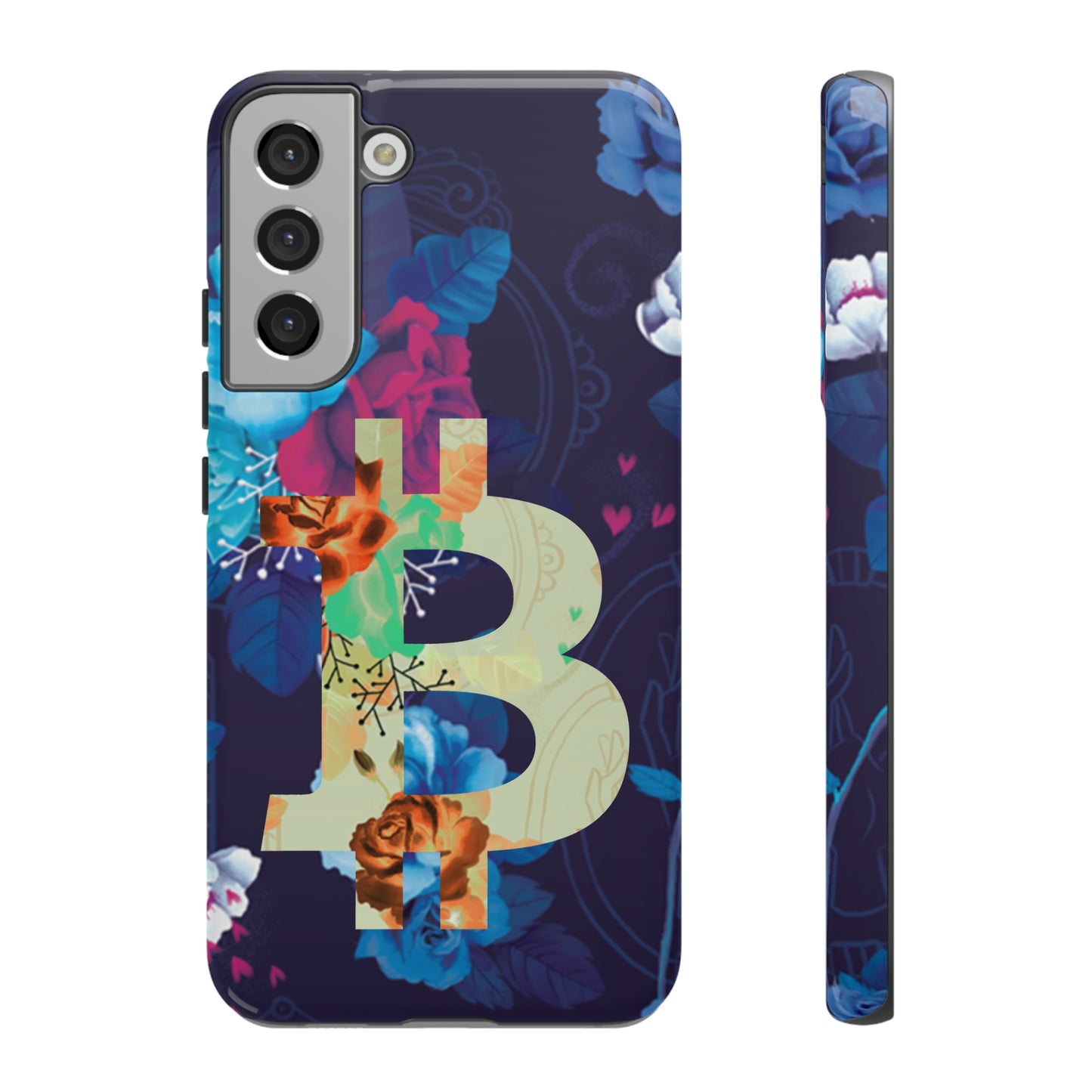 Bitcoin Flowers Art Case In N Out Crypto