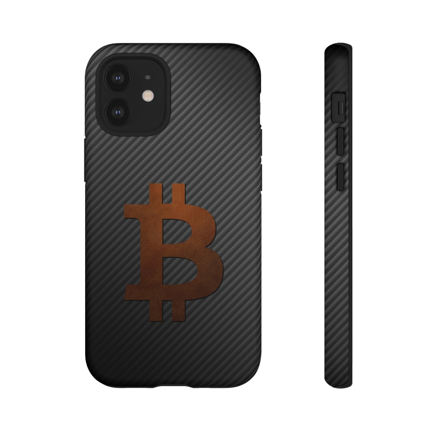 Bitcoin Fiber Brown Leather Case In N Out Crypto