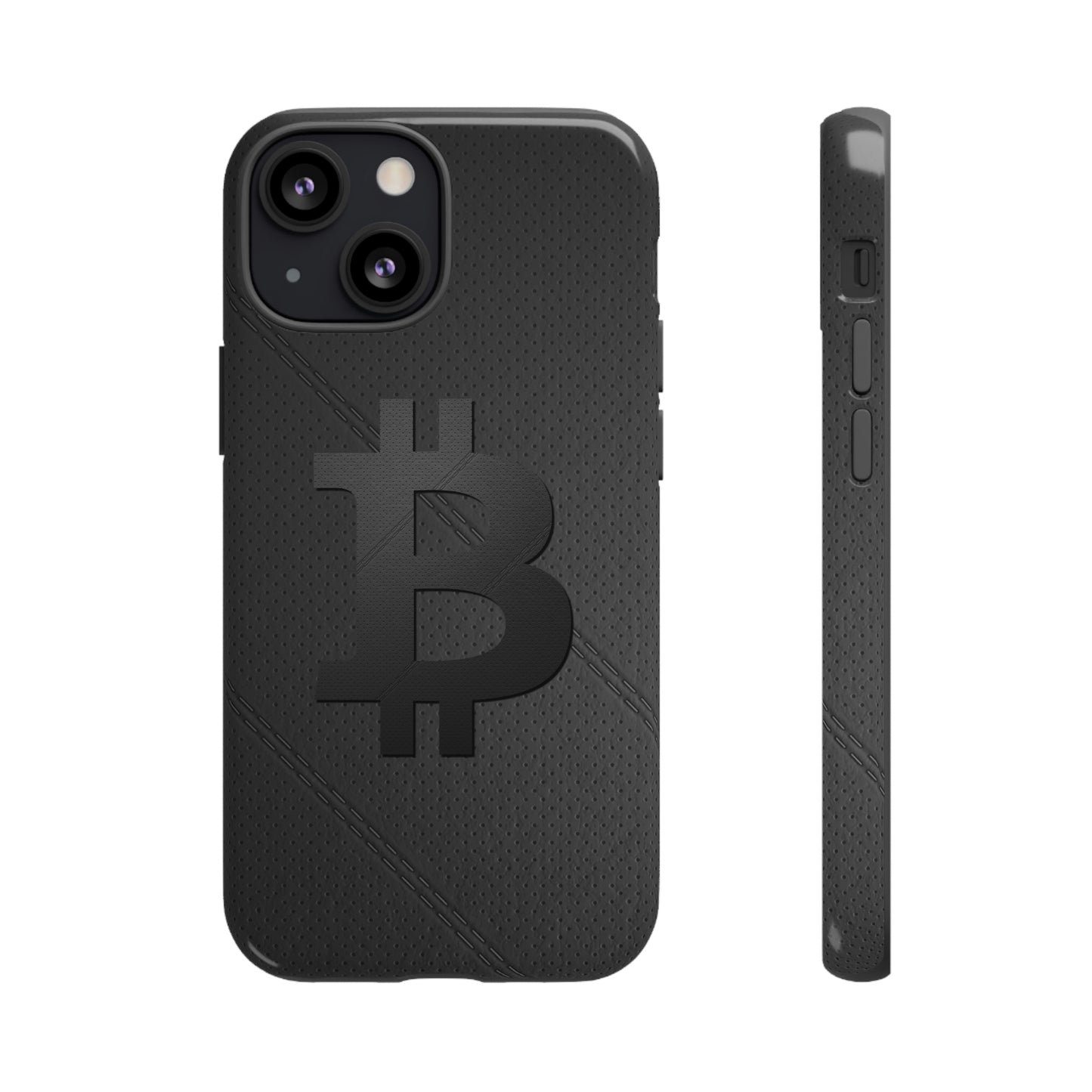 Bitcoin Leather Phone Case In N Out Crypto
