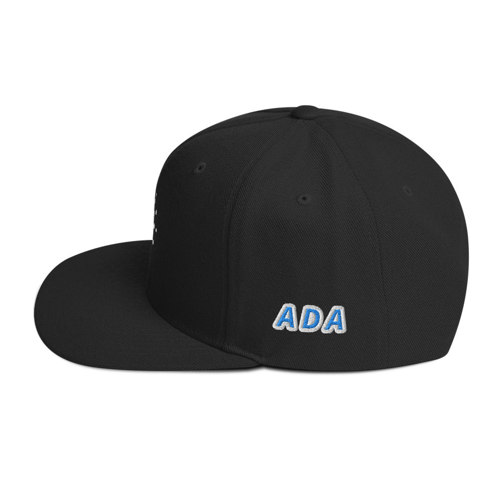 Cardano Ada Snapback Hat In N Out Crypto