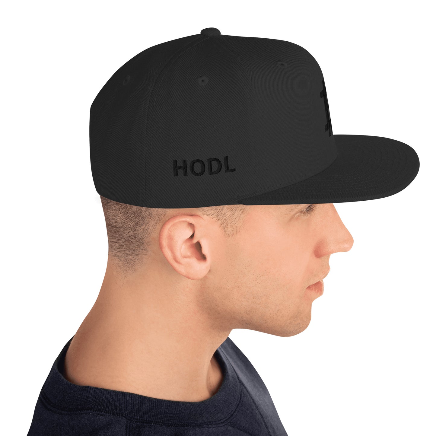 Bitcoin B Black Embroidered Hat In N Out Crypto