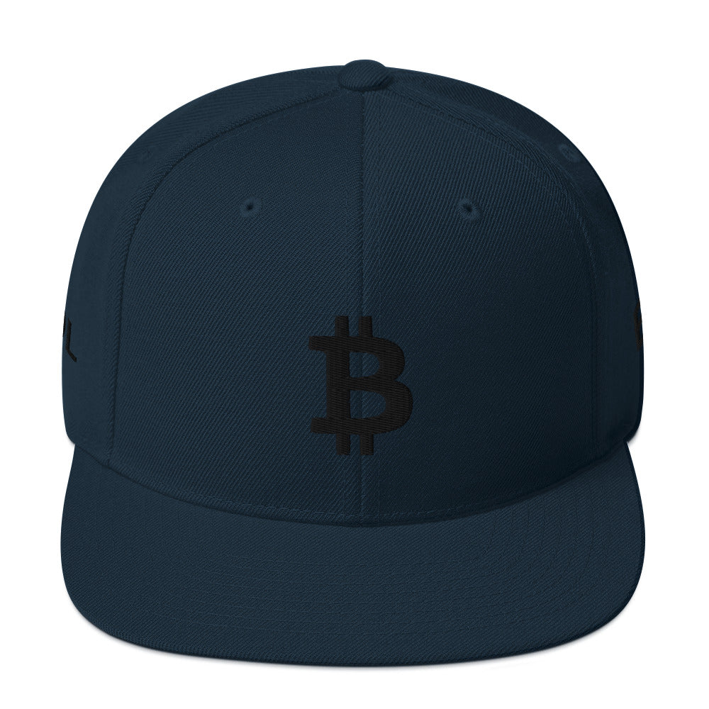 Bitcoin B Black Embroidered Hat In N Out Crypto
