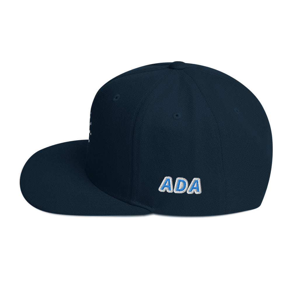 Cardano Ada Snapback Hat In N Out Crypto