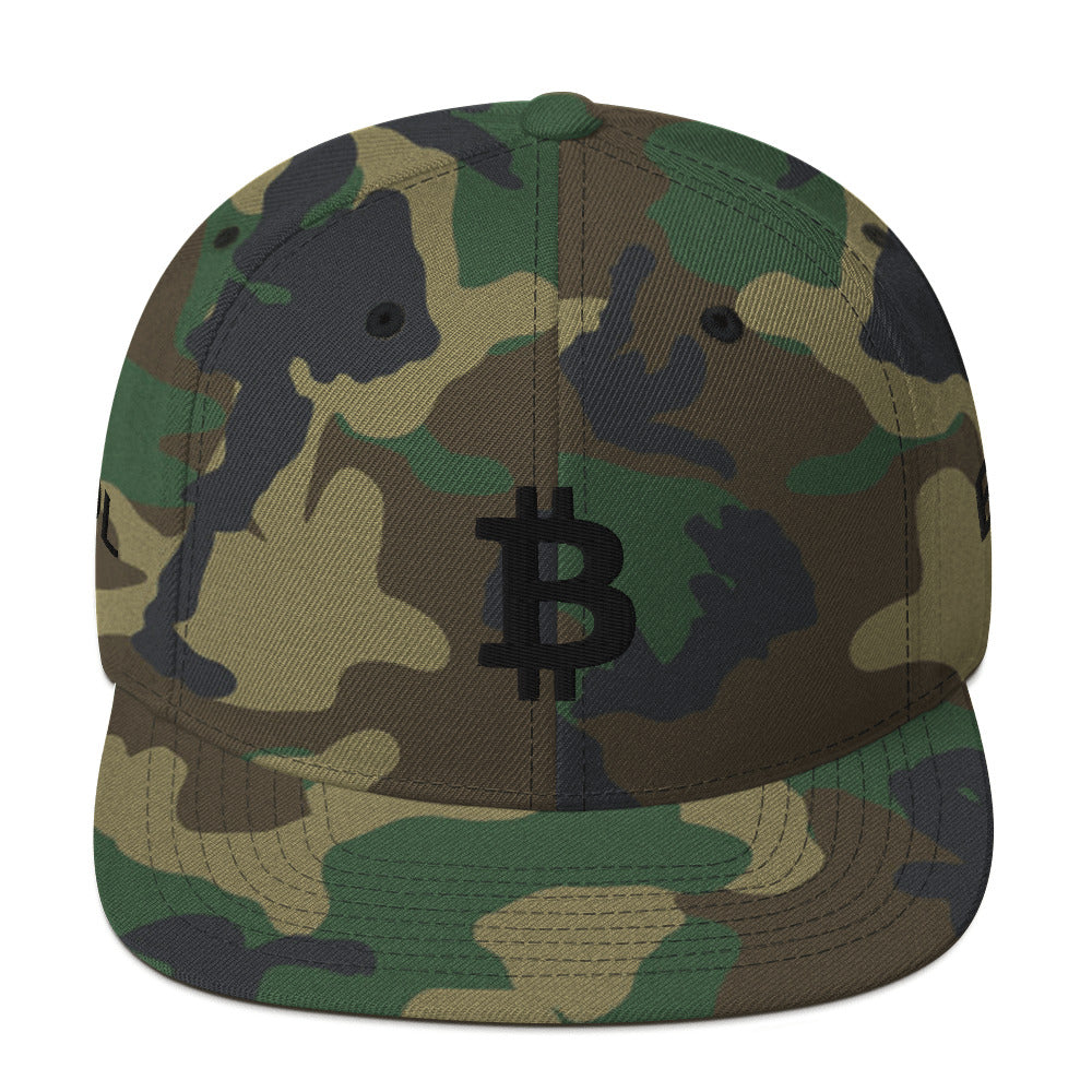 Bitcoin B Black Embroidered Hat In N Out Crypto