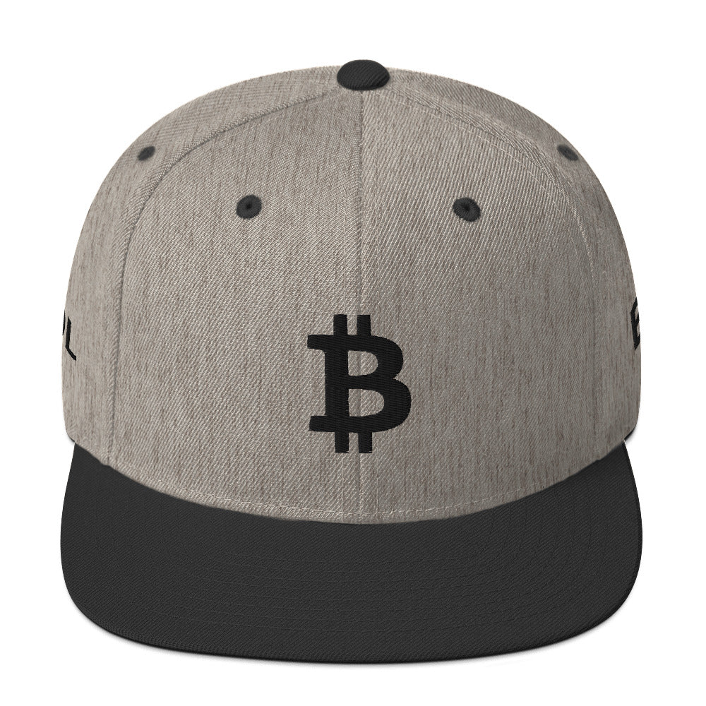 Bitcoin B Black Embroidered Hat In N Out Crypto