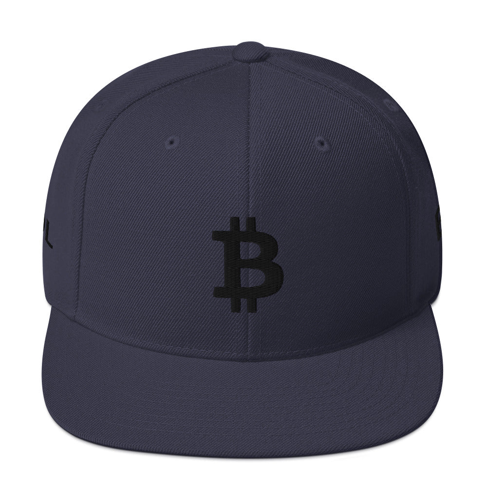Bitcoin B Black Embroidered Hat In N Out Crypto