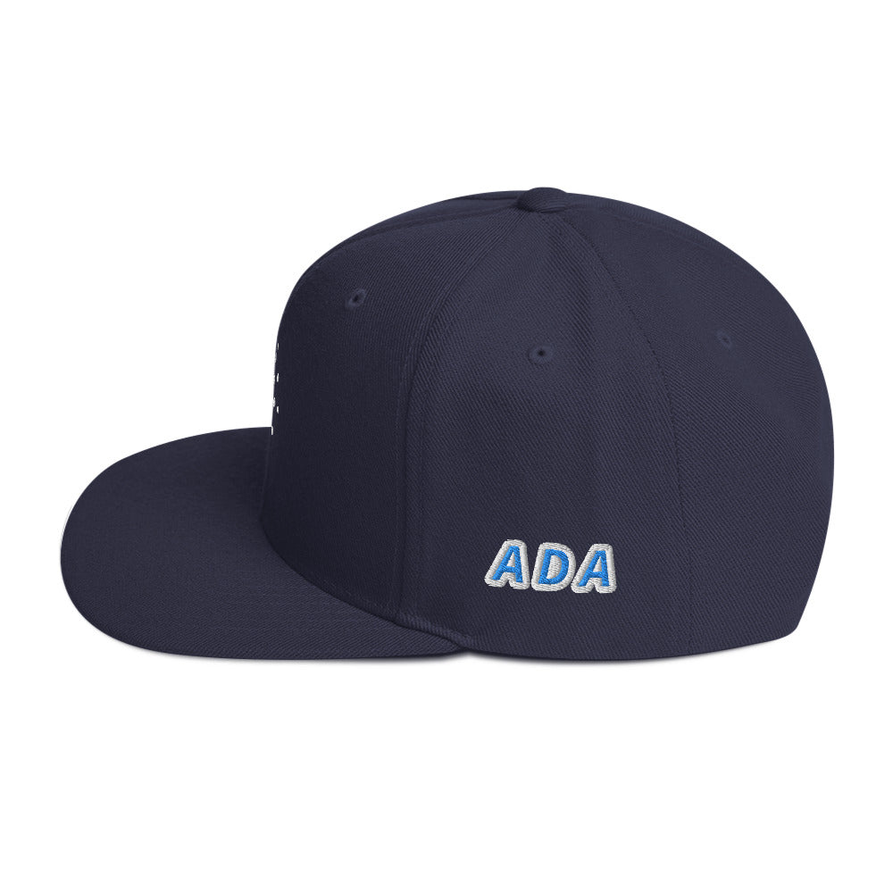 Cardano Ada Snapback Hat In N Out Crypto
