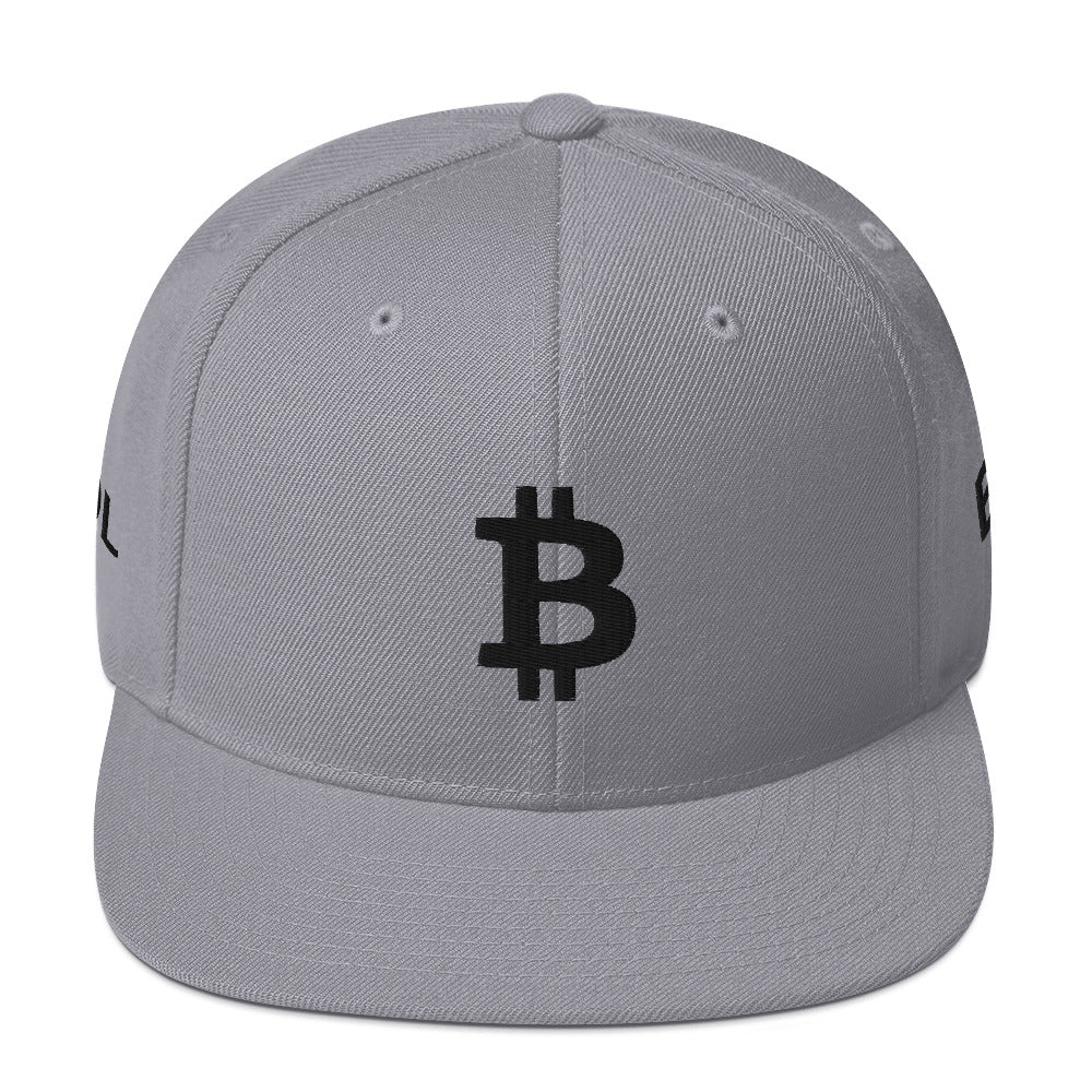Bitcoin B Black Embroidered Hat In N Out Crypto
