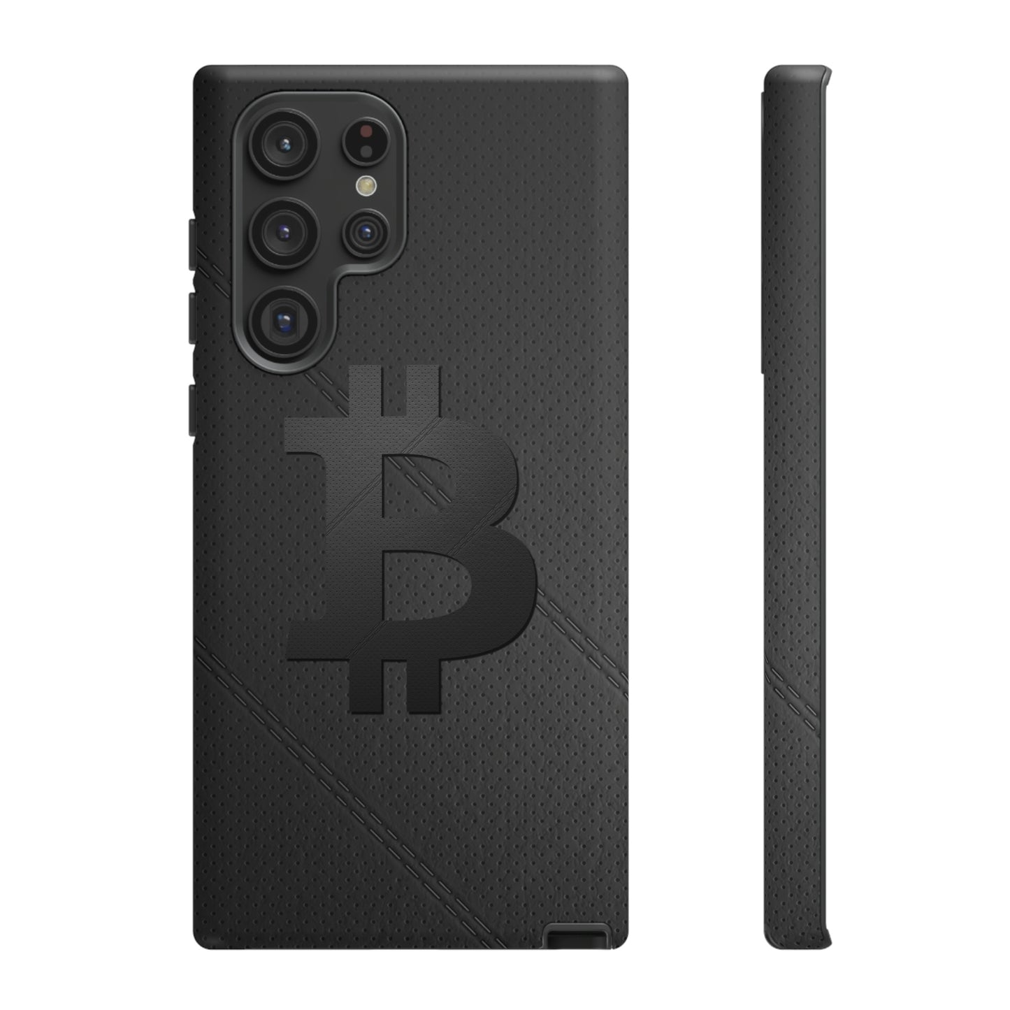 Bitcoin Leather Phone Case In N Out Crypto