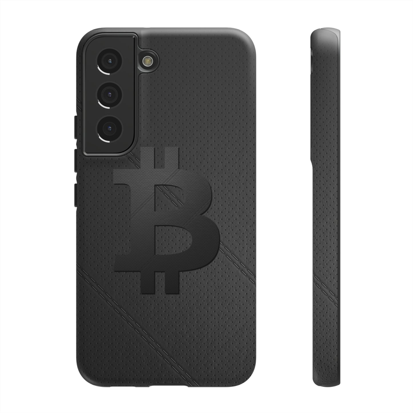 Bitcoin Leather Phone Case In N Out Crypto