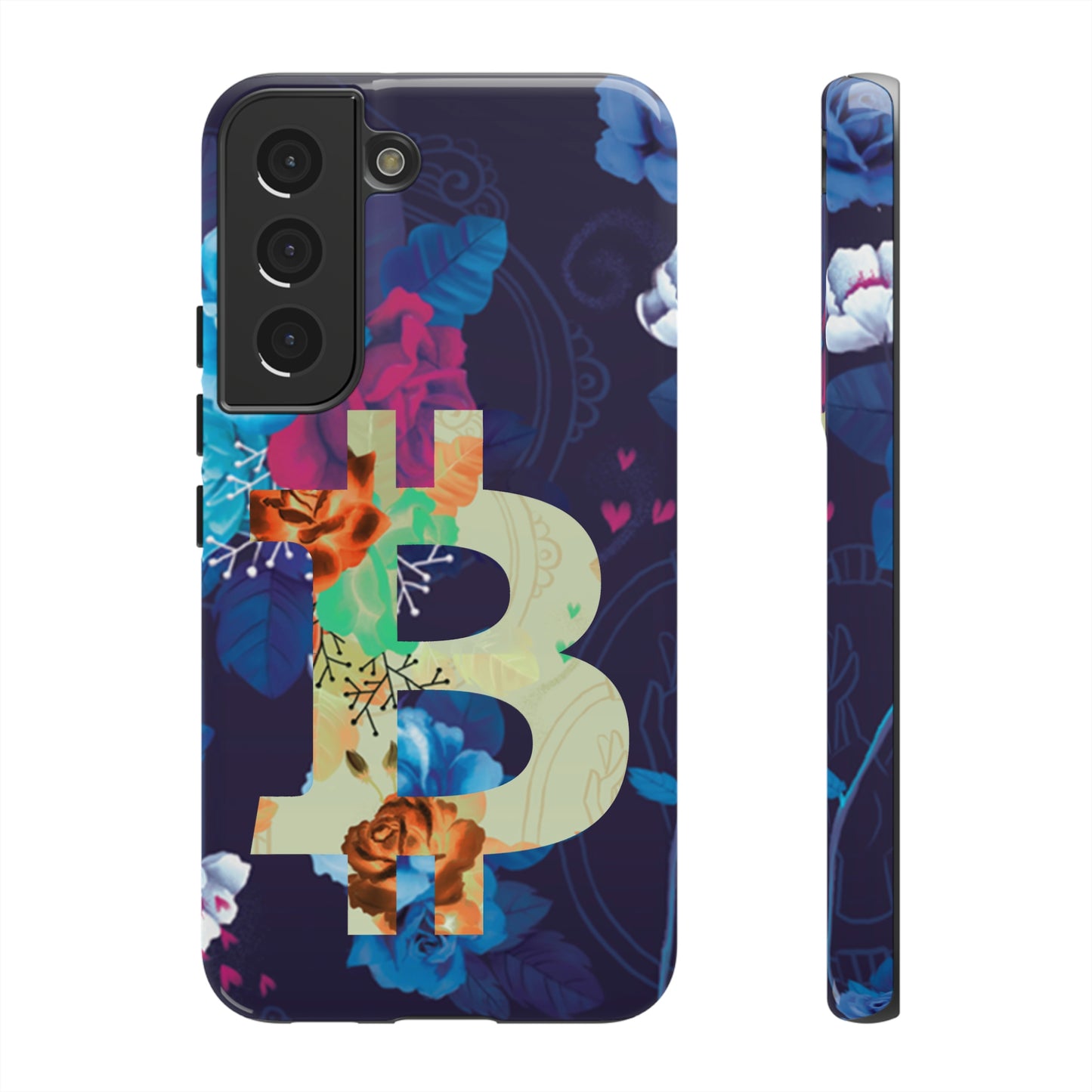 Bitcoin Flowers Art Case In N Out Crypto