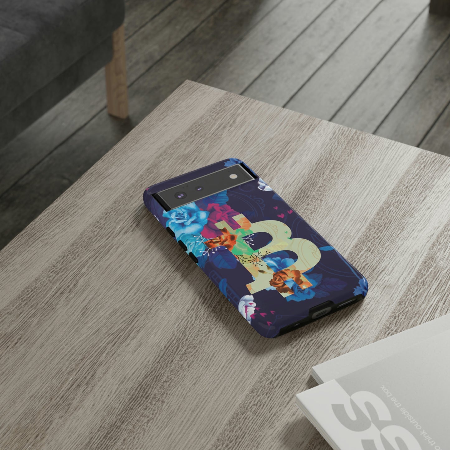Bitcoin Flowers Art Case In N Out Crypto