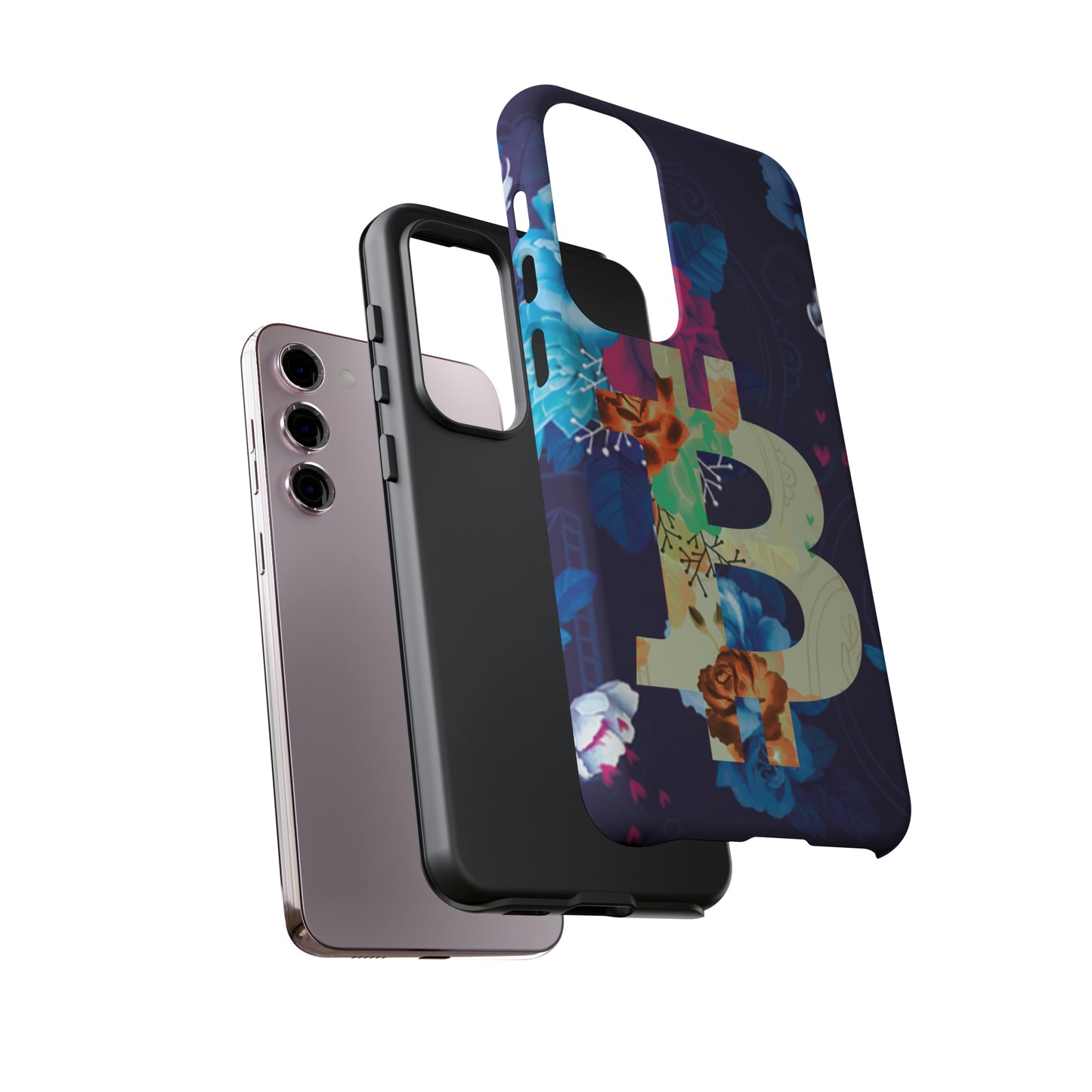 Bitcoin Flowers Art Case In N Out Crypto