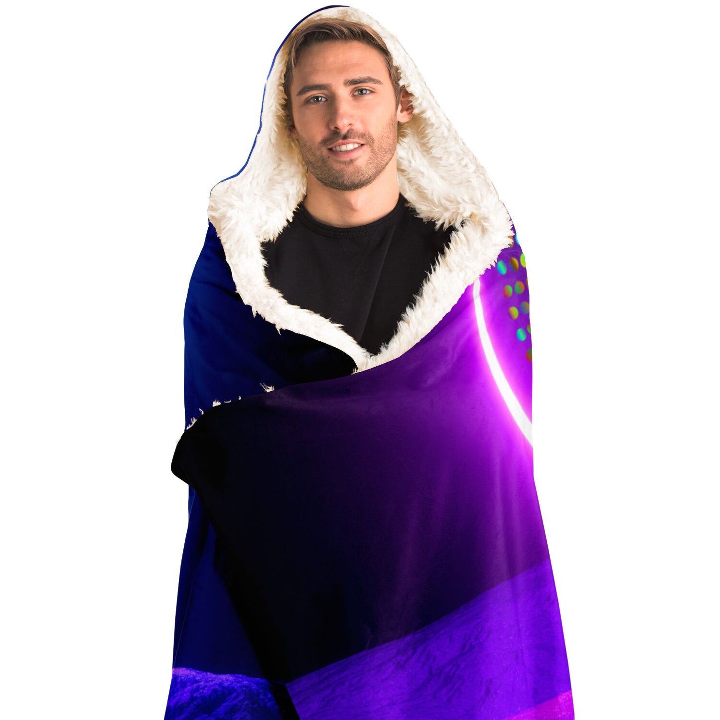 Bitcoin Space Hooded Blanket In N Out Crypto