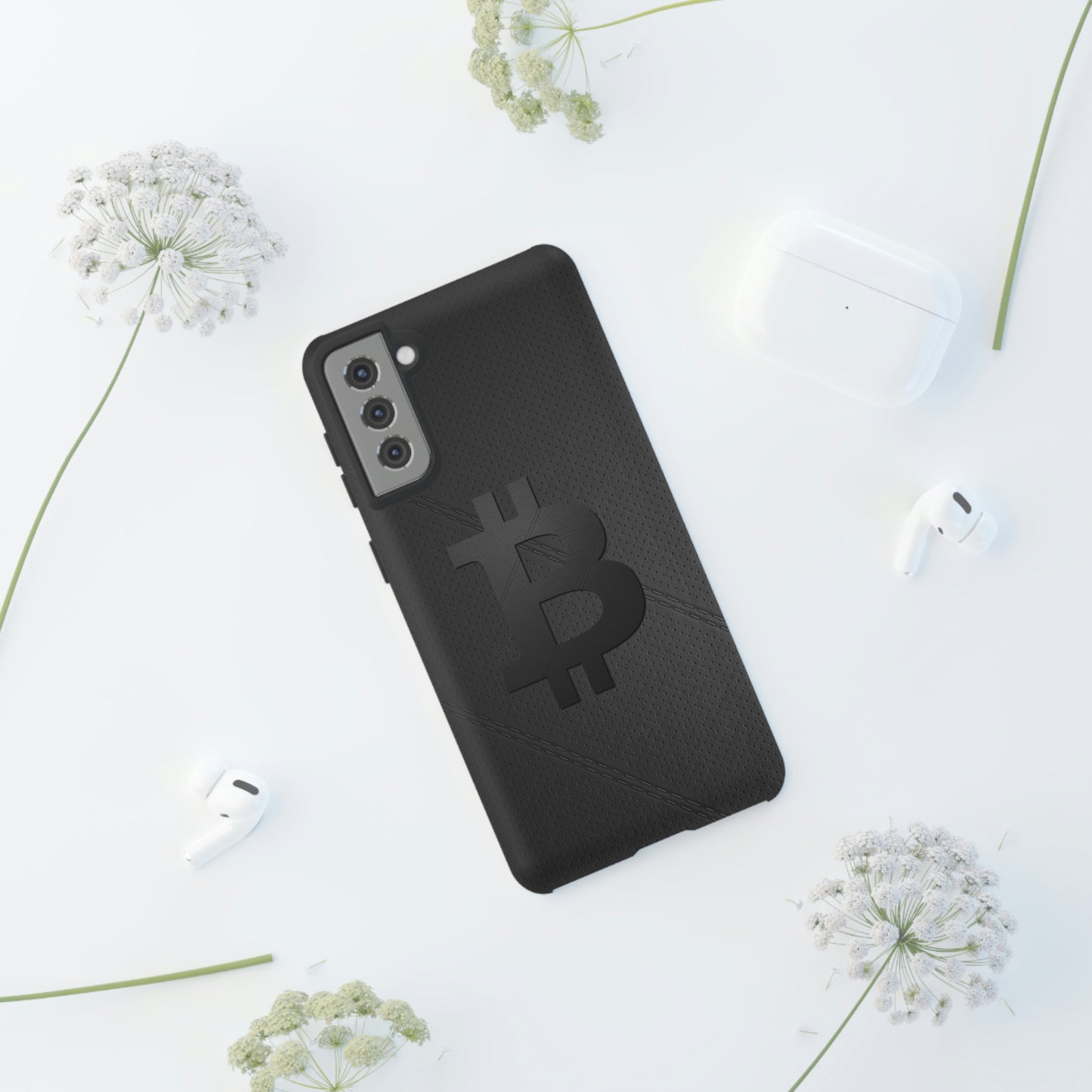 Bitcoin Leather Phone Case In N Out Crypto