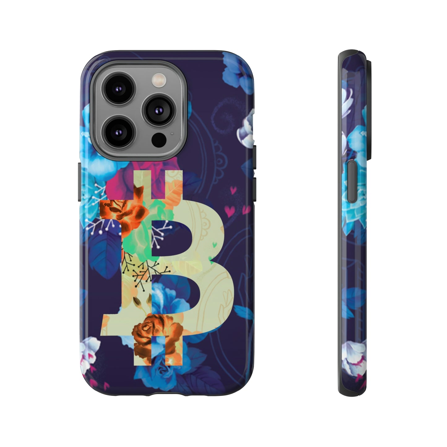 Bitcoin Flowers Art Case In N Out Crypto
