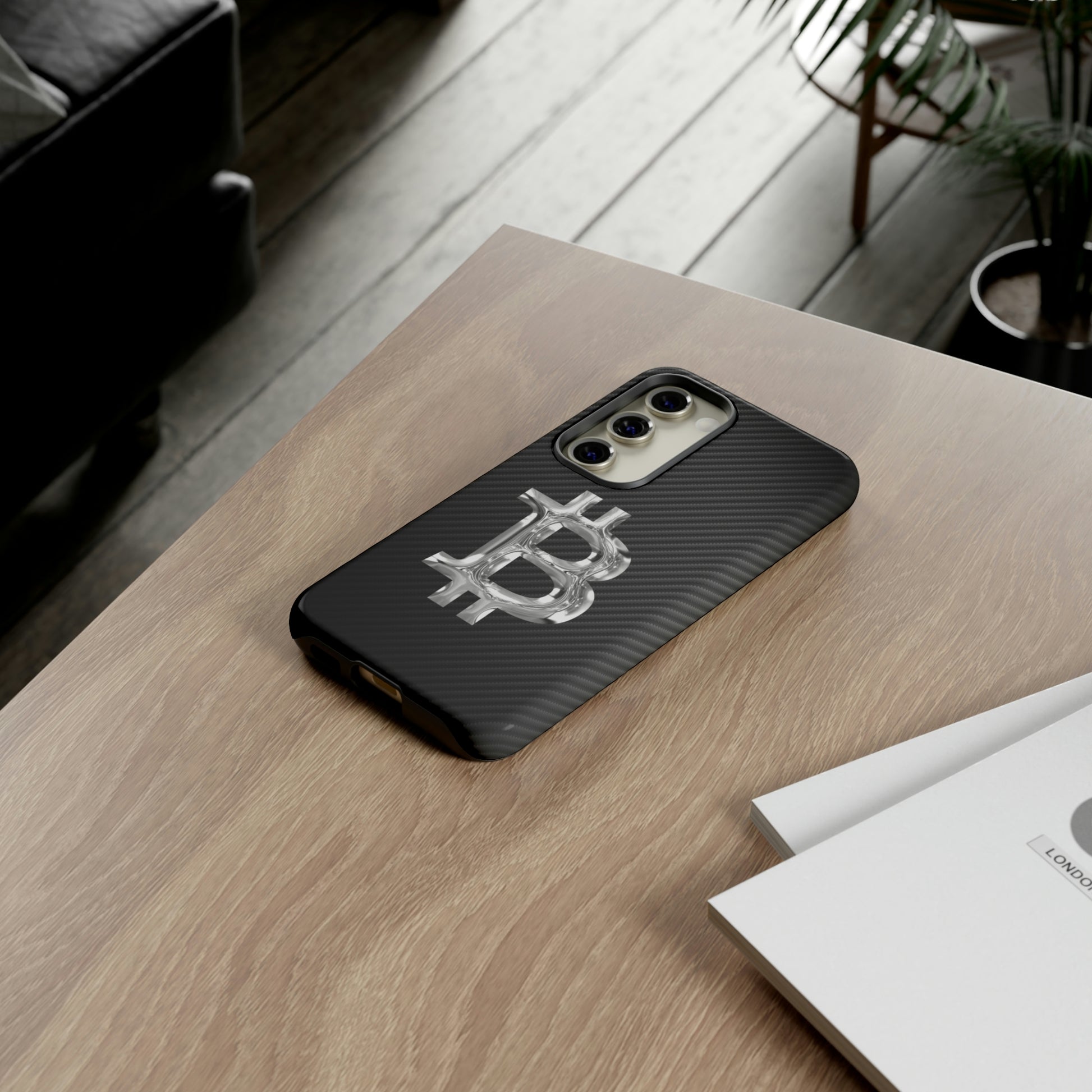 Bitcoin Carbon Fiber Tough Case In N Out Crypto