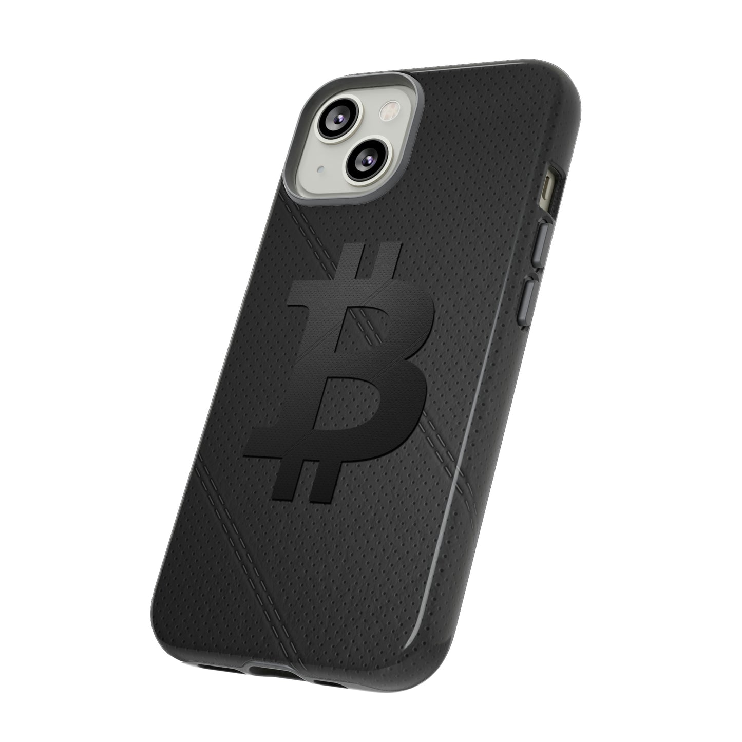 Bitcoin Leather Phone Case In N Out Crypto