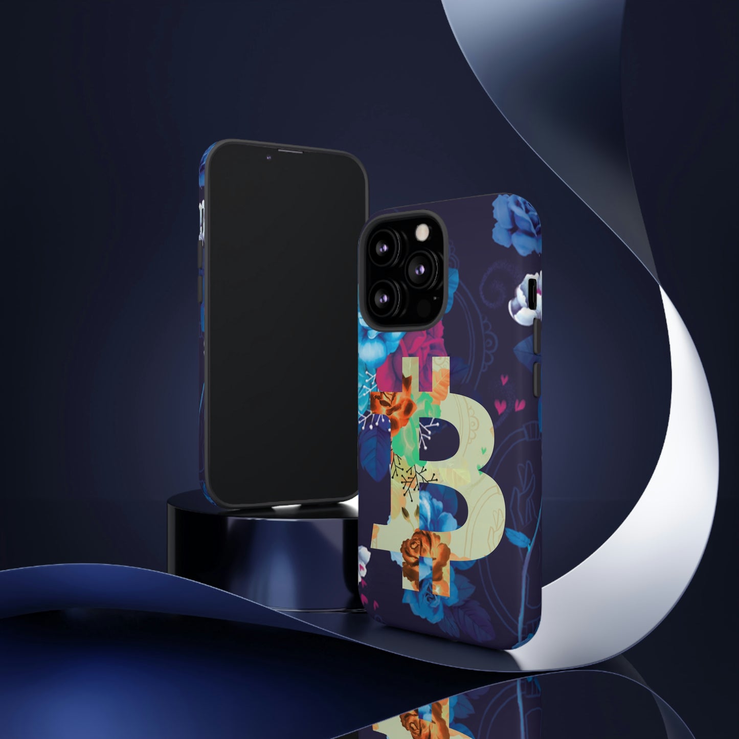 Bitcoin Flowers Art Case In N Out Crypto