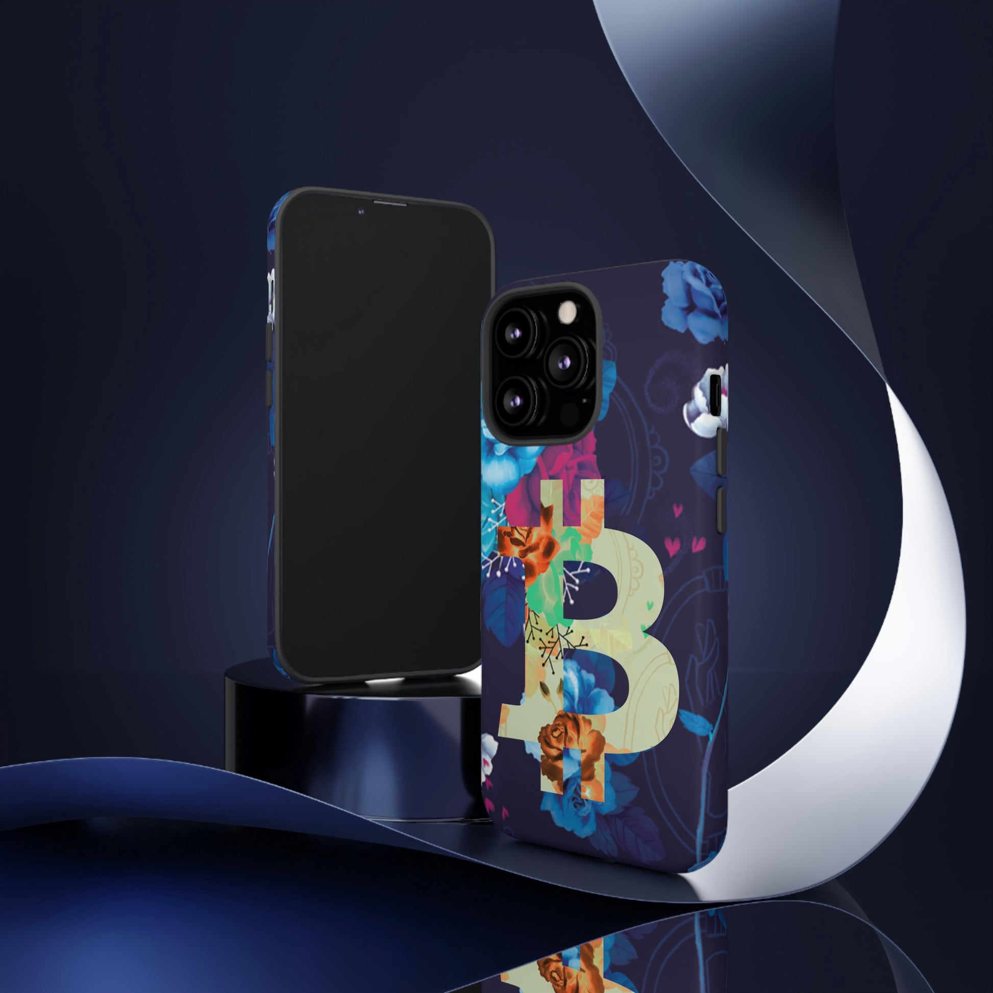 Bitcoin Flowers Art Case In N Out Crypto