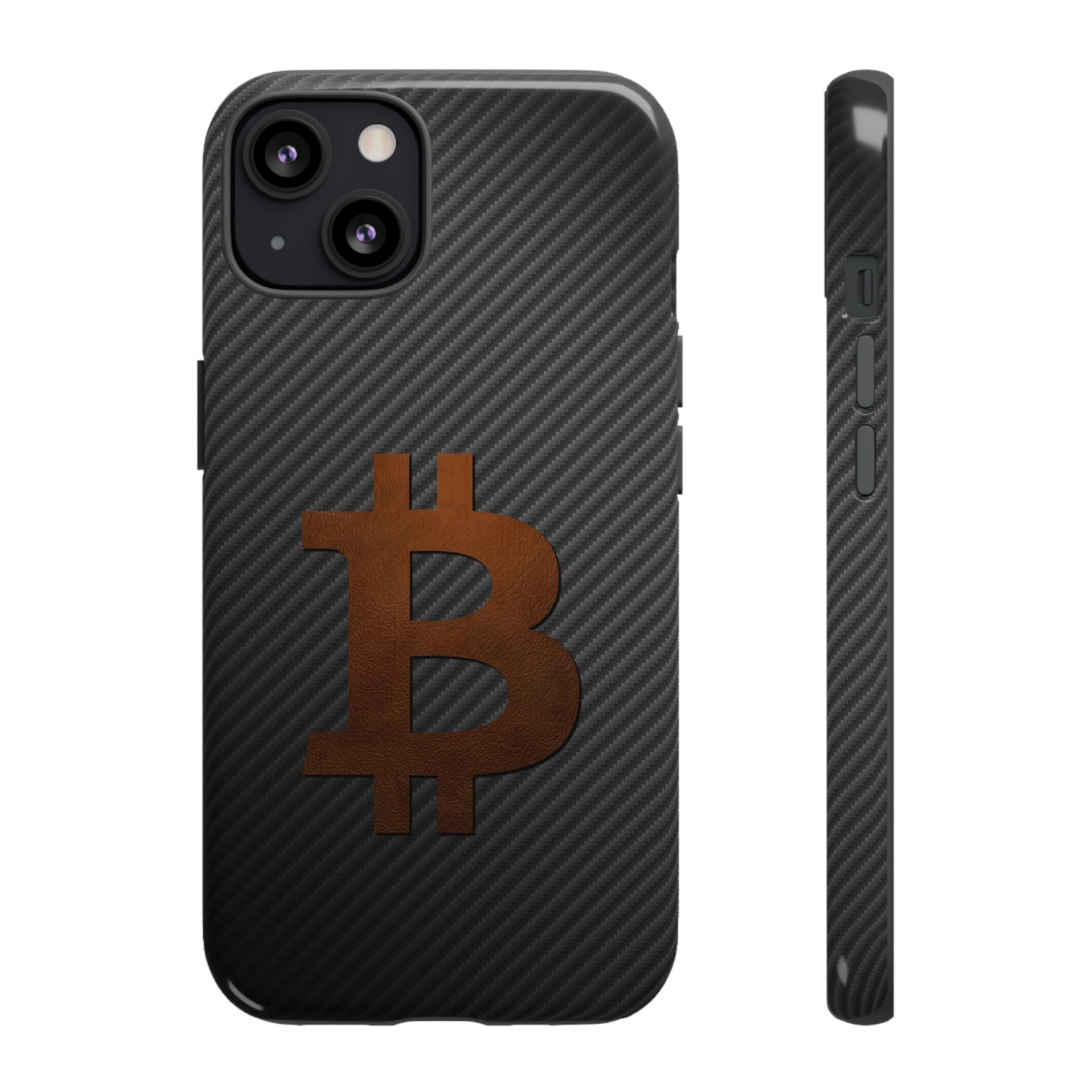 Bitcoin Fiber Brown Leather Case In N Out Crypto
