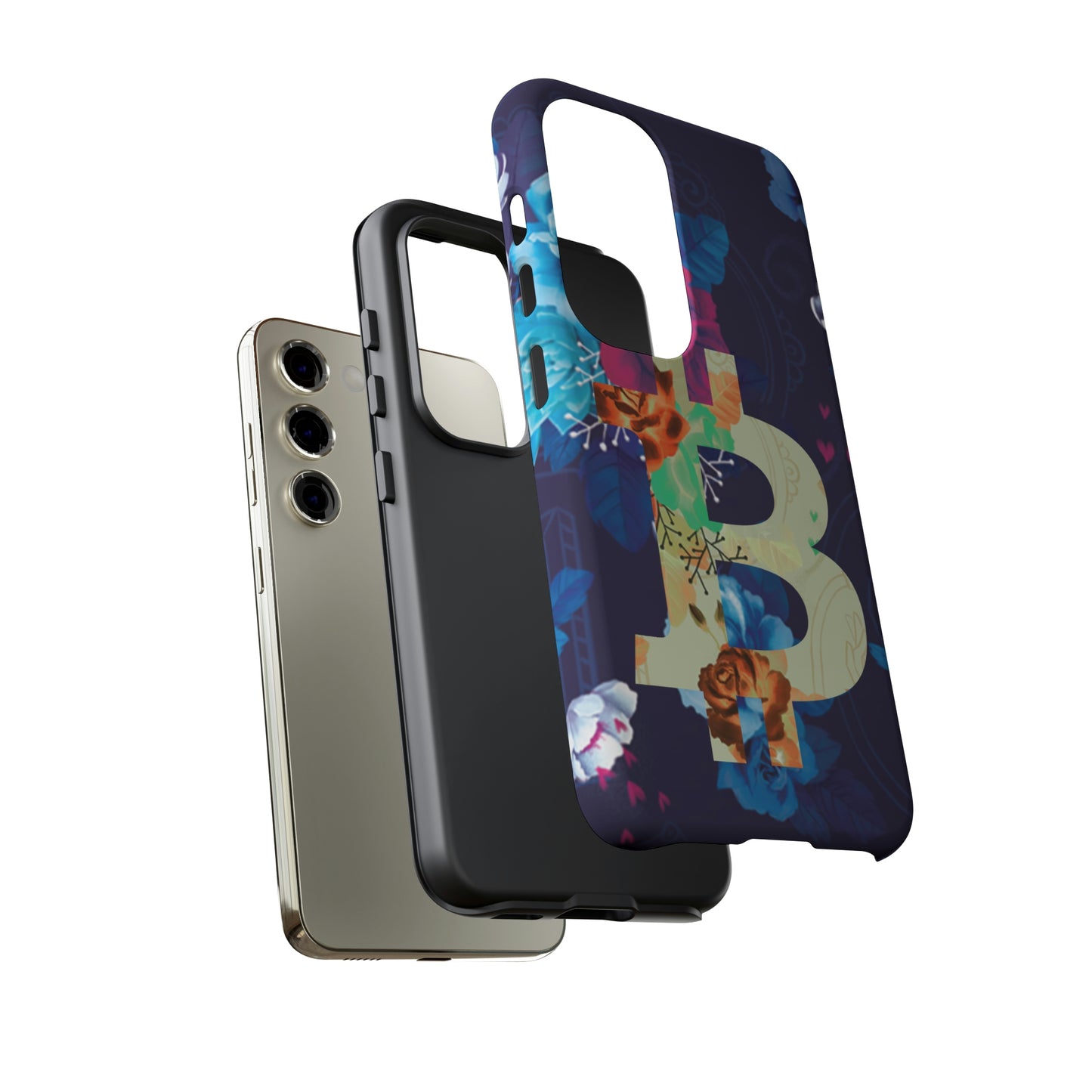 Bitcoin Flowers Art Case In N Out Crypto
