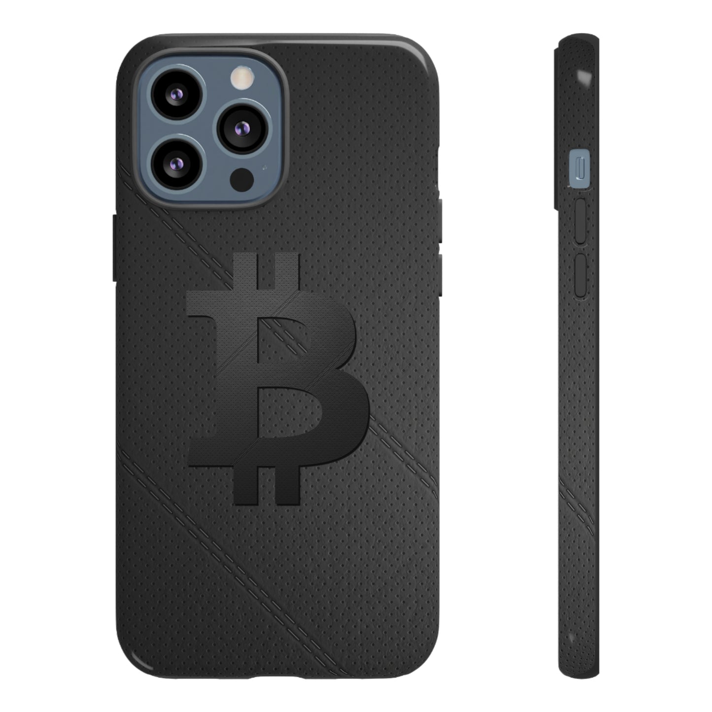 Bitcoin Leather Phone Case In N Out Crypto