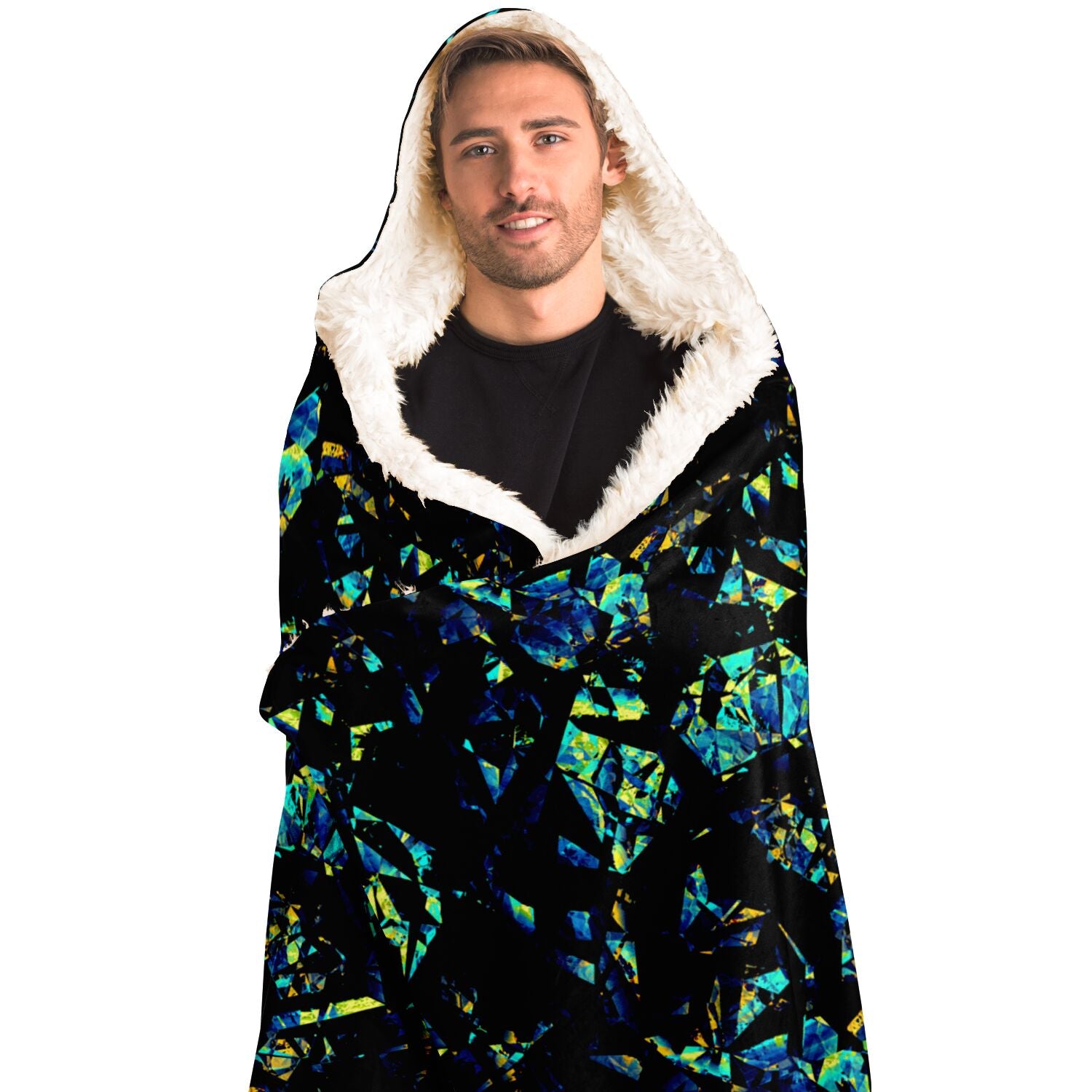 Bitcoin Solo Hooded Blanket In N Out Crypto