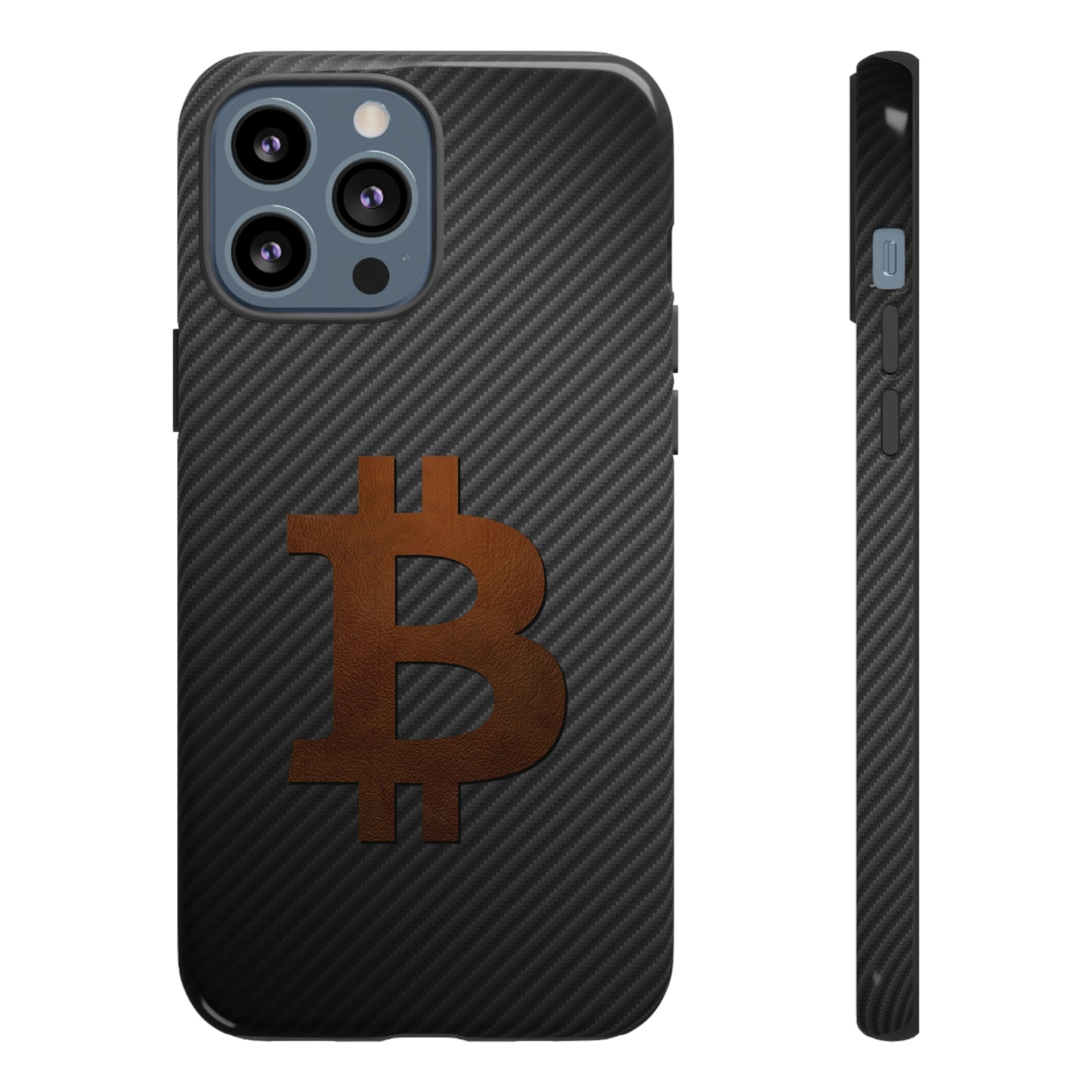 Bitcoin Fiber Brown Leather Case In N Out Crypto