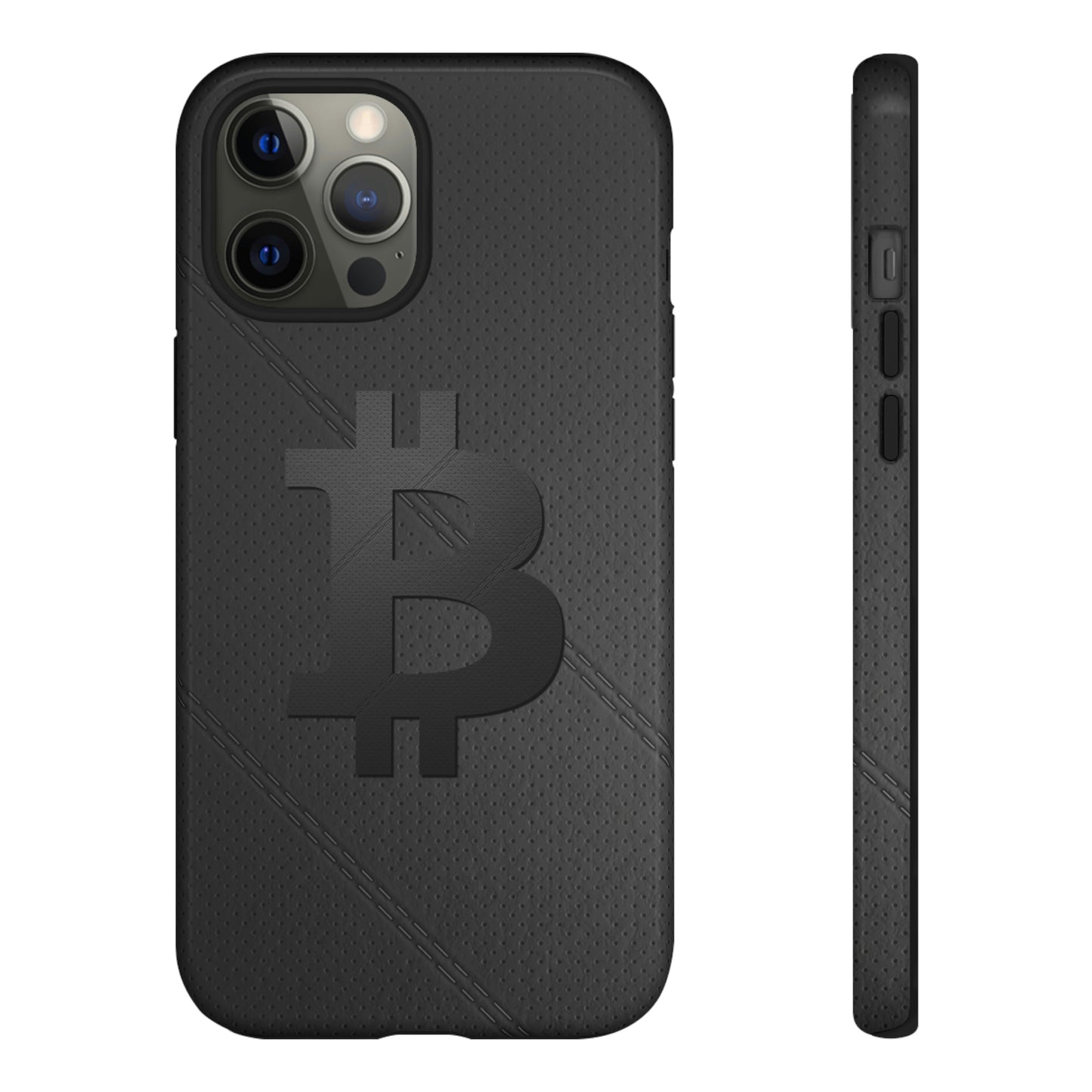 Bitcoin Leather Phone Case In N Out Crypto