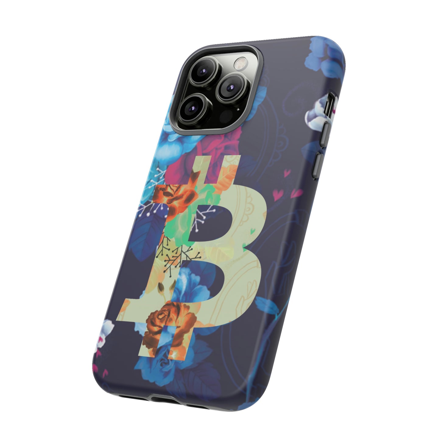 Bitcoin Flowers Art Case In N Out Crypto