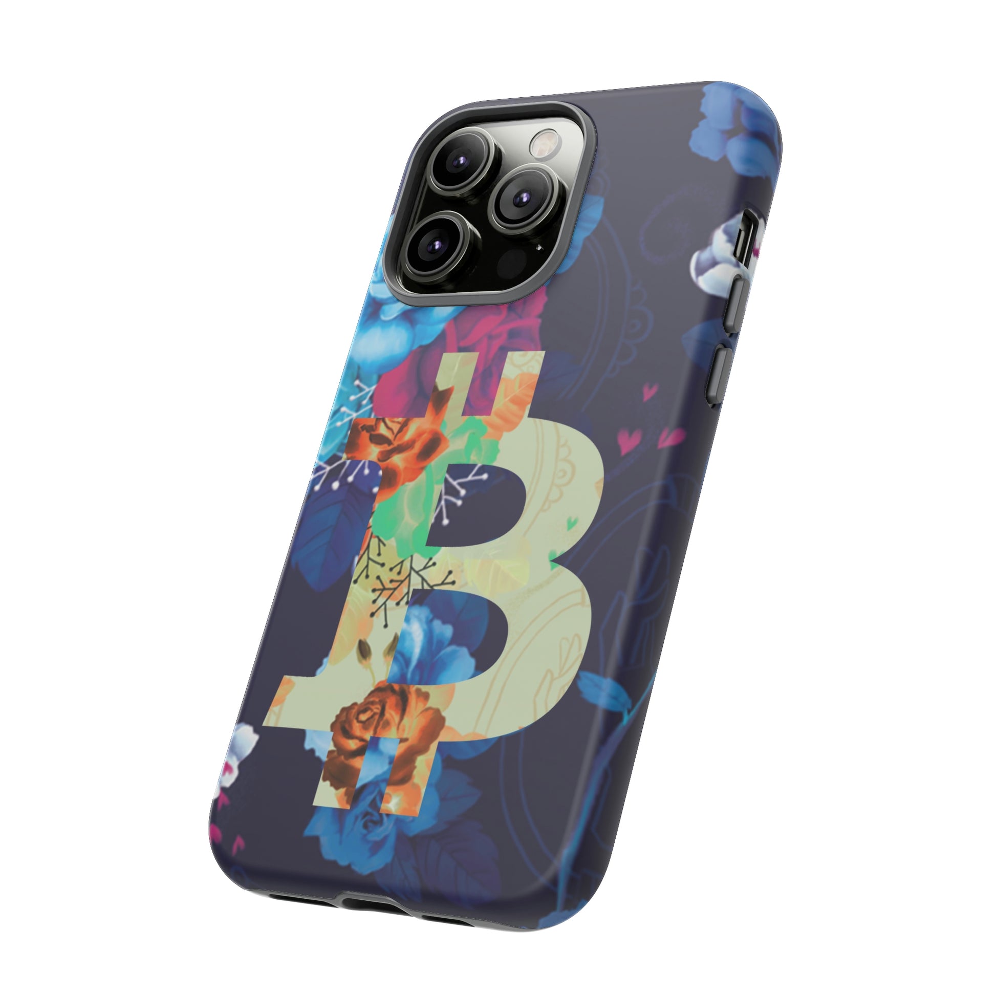 Bitcoin Flowers Art Case In N Out Crypto
