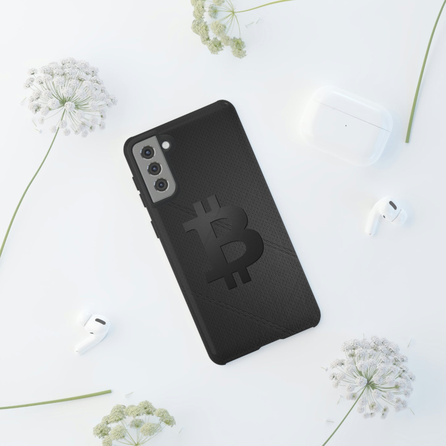 Bitcoin Leather Phone Case In N Out Crypto