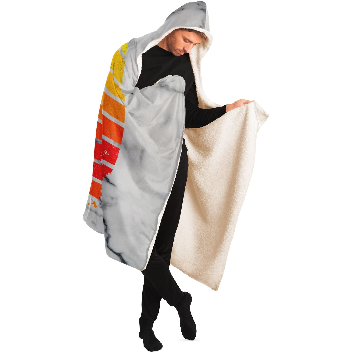 Bitcoin Marble Forest Hooded Blanket In N Out Crypto