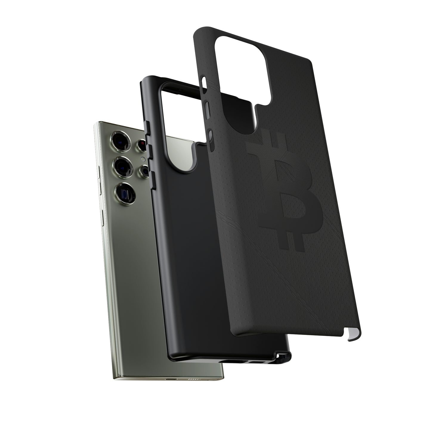 Bitcoin Leather Phone Case In N Out Crypto
