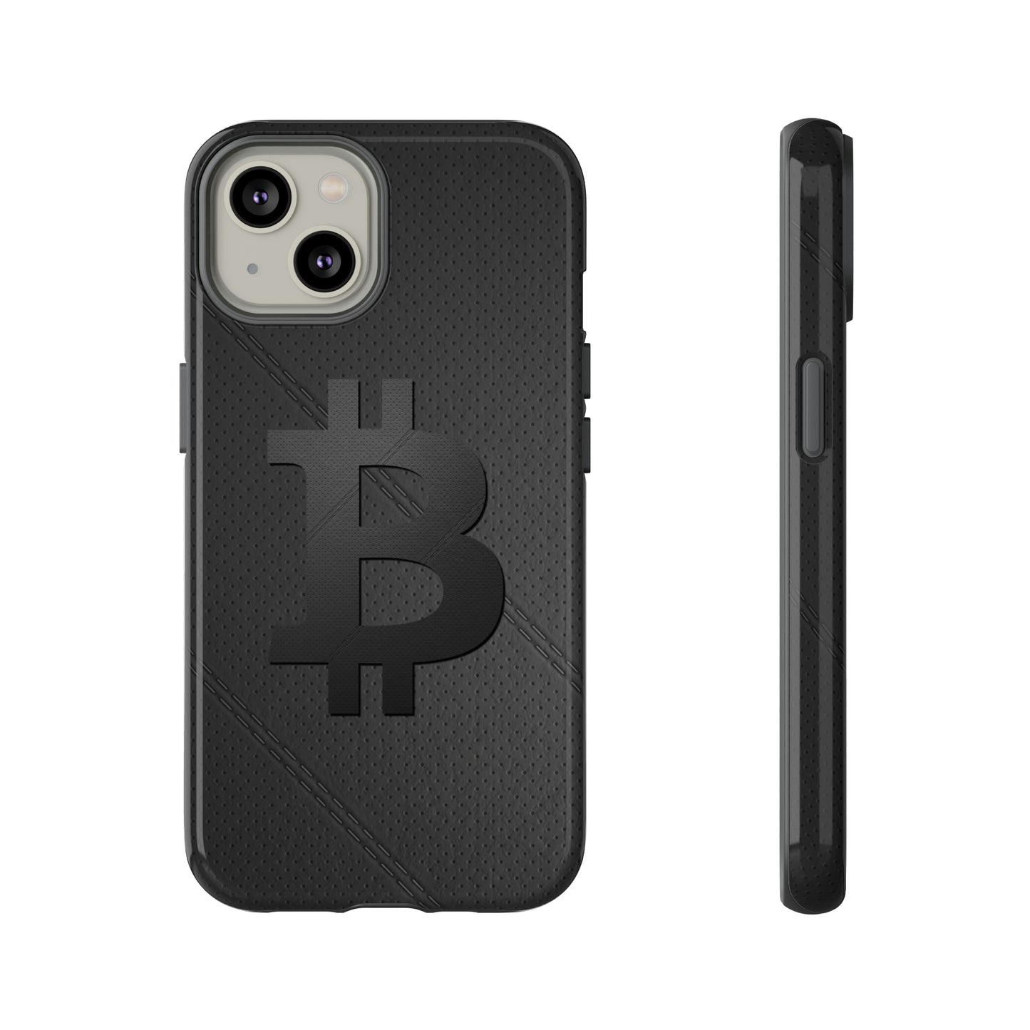 Bitcoin Leather Phone Case In N Out Crypto