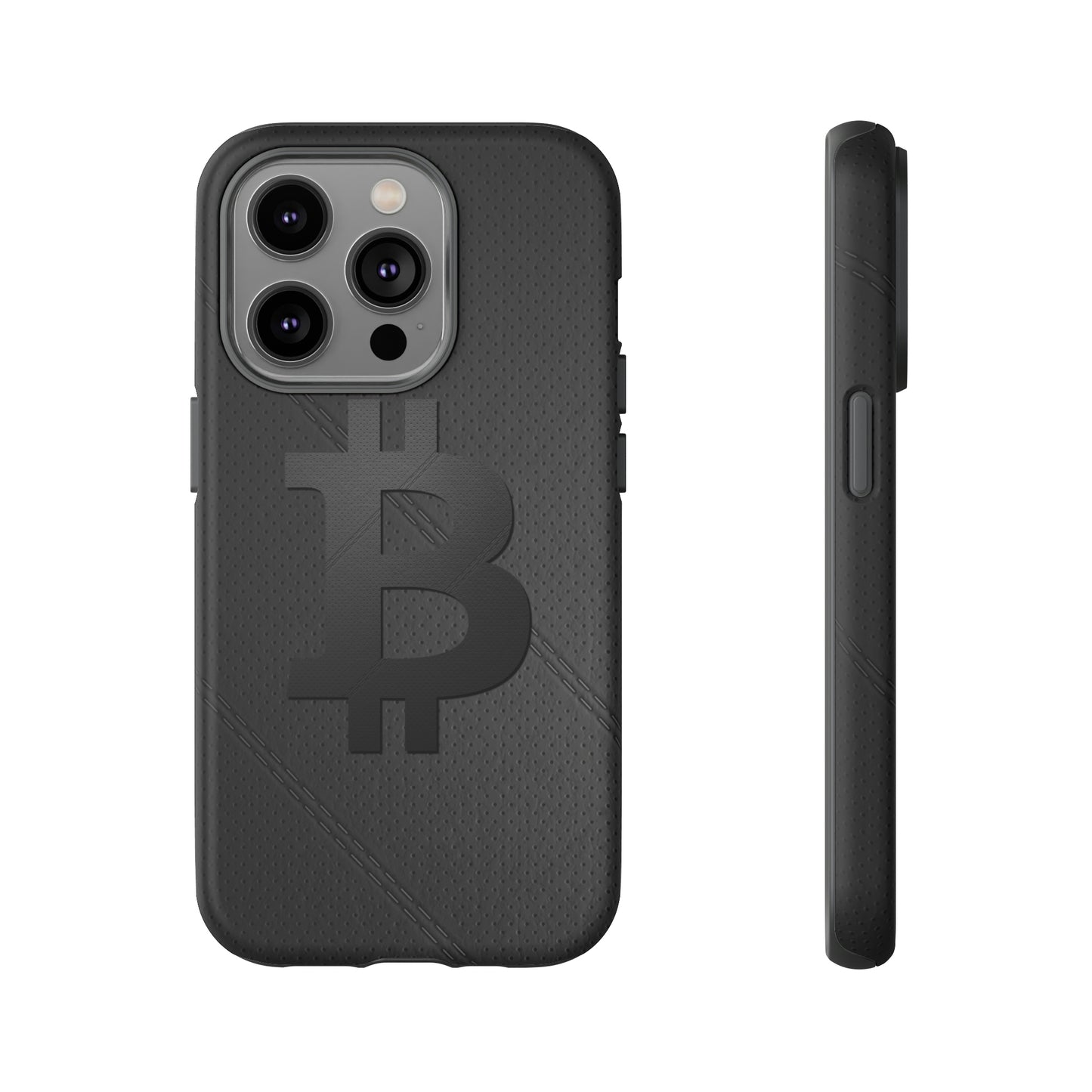 Bitcoin Leather Phone Case In N Out Crypto