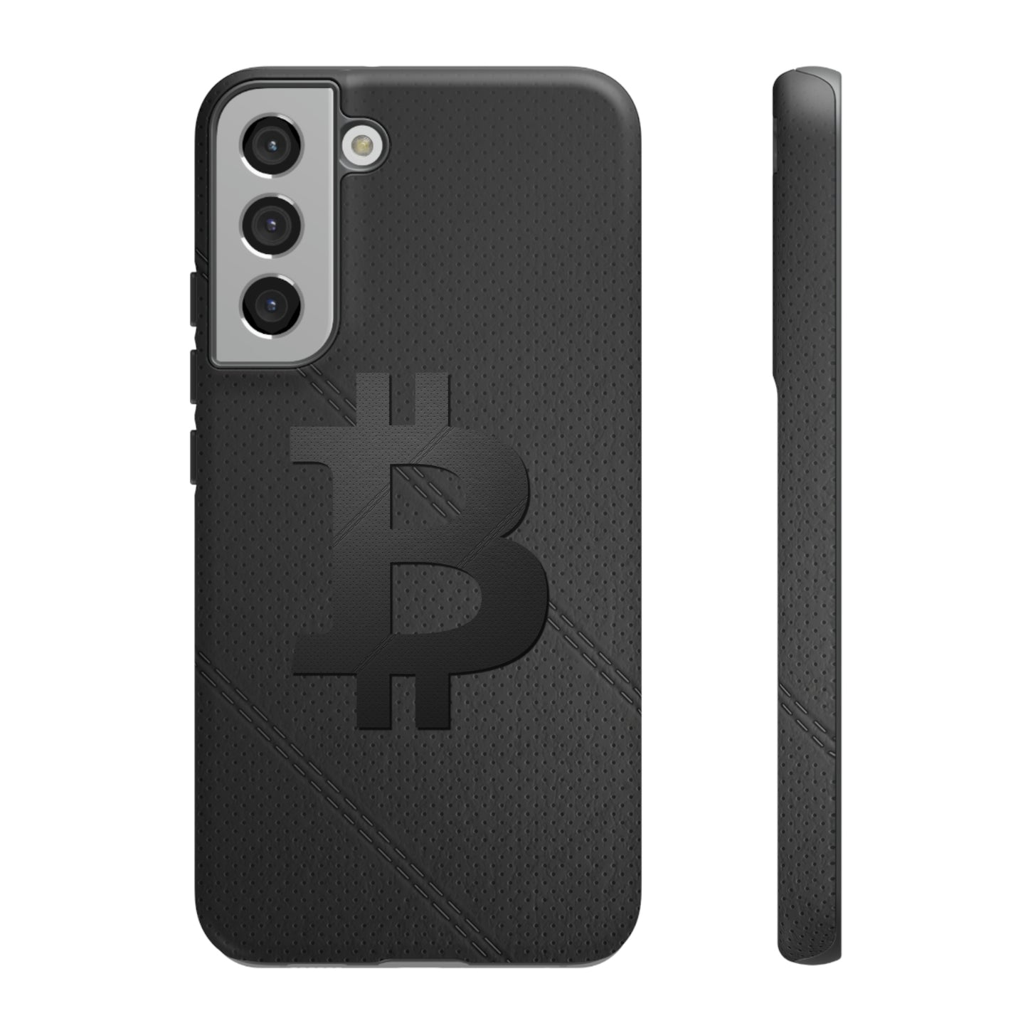 Bitcoin Leather Phone Case In N Out Crypto