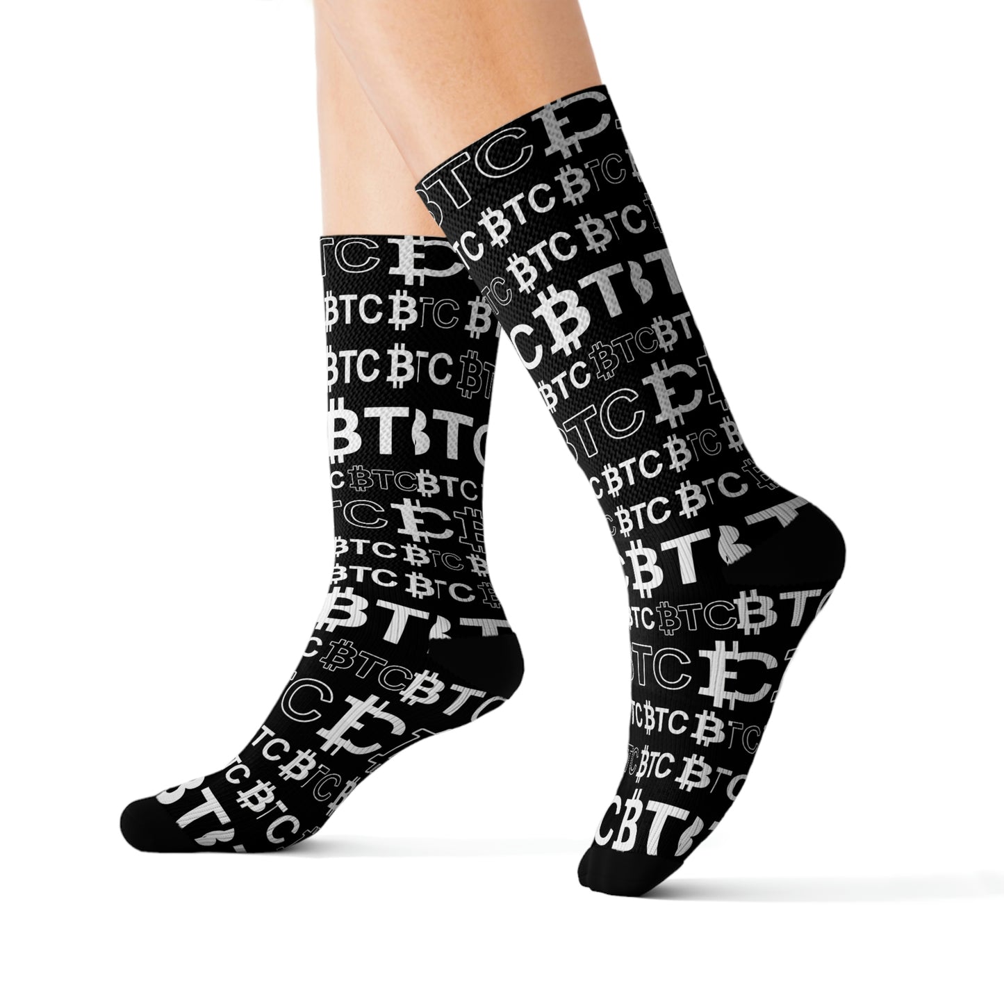 Bitcoin Dubai Socks Printify