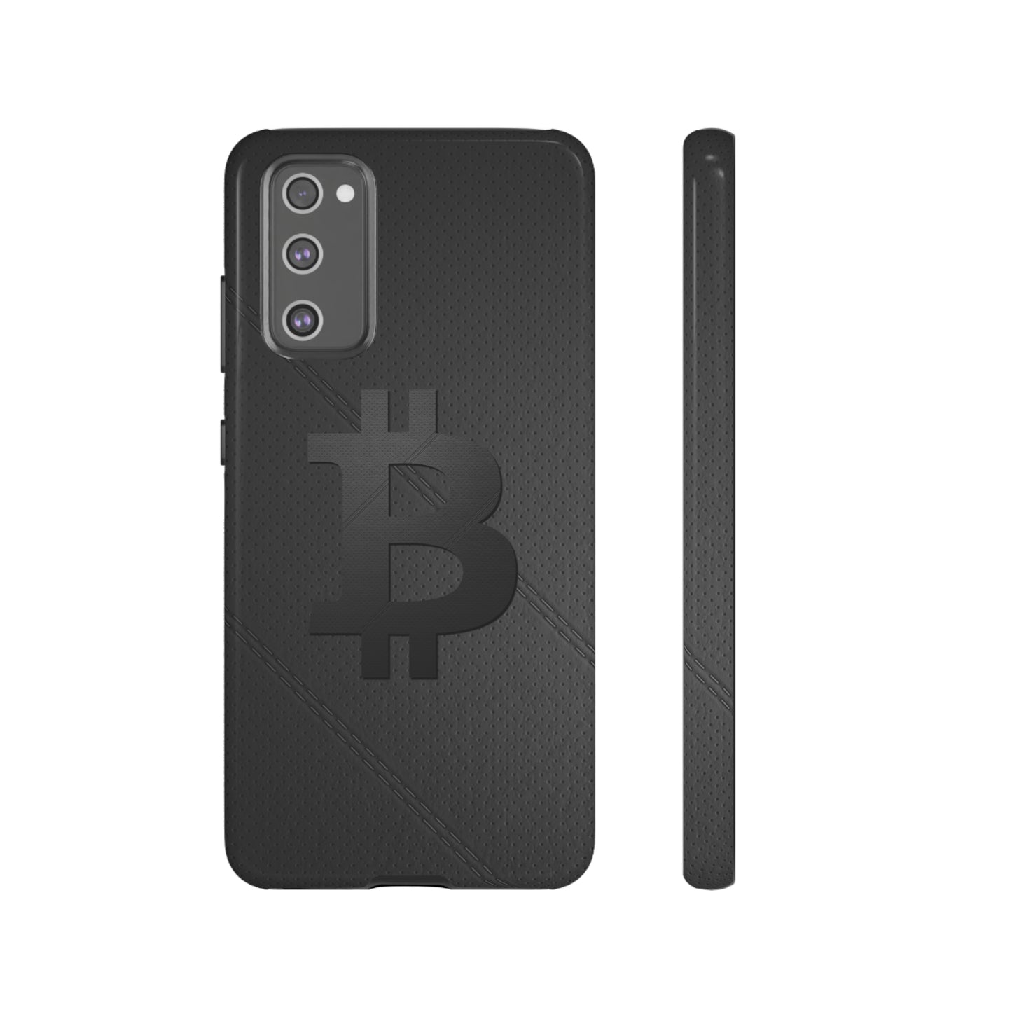 Bitcoin Leather Phone Case In N Out Crypto