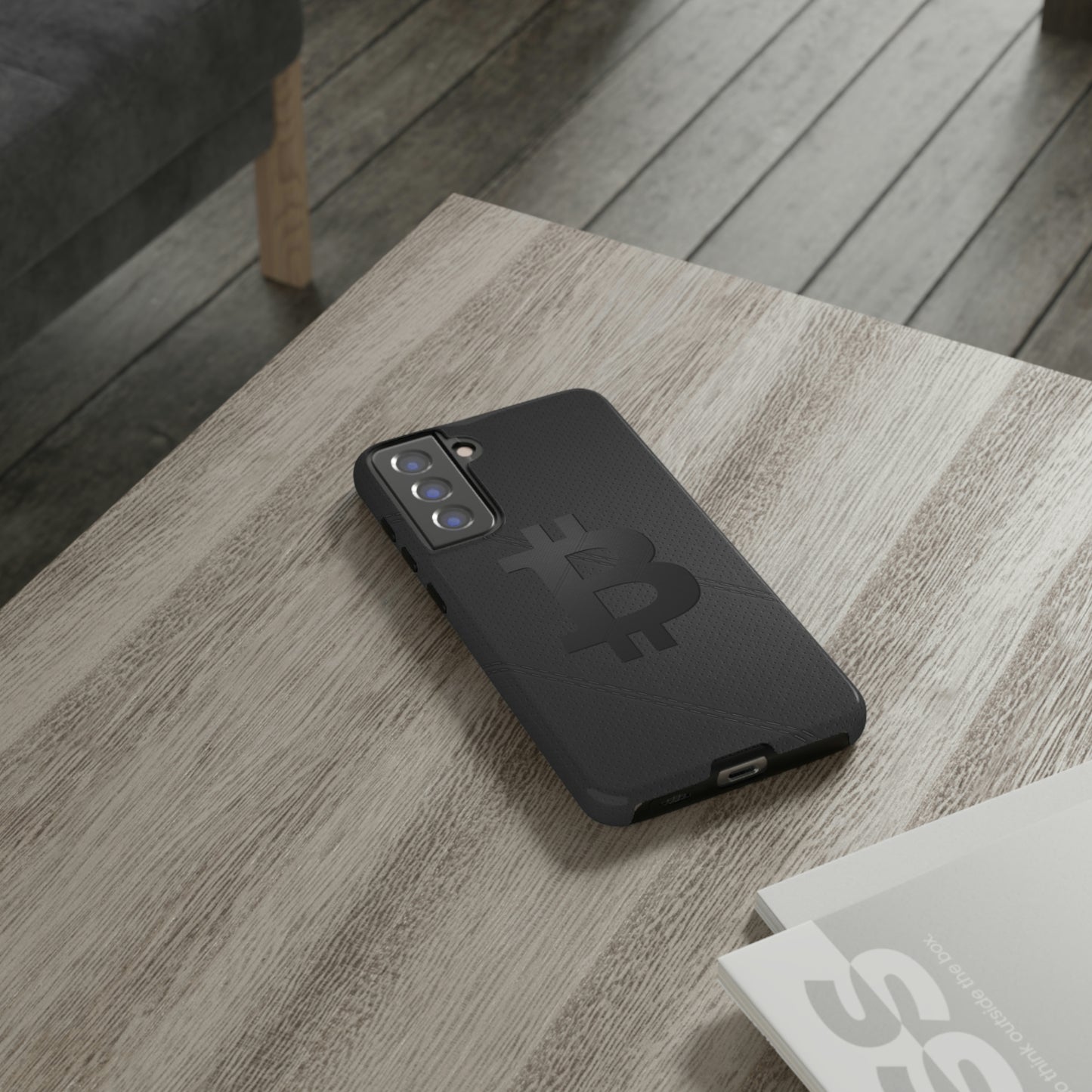 Bitcoin Leather Phone Case In N Out Crypto