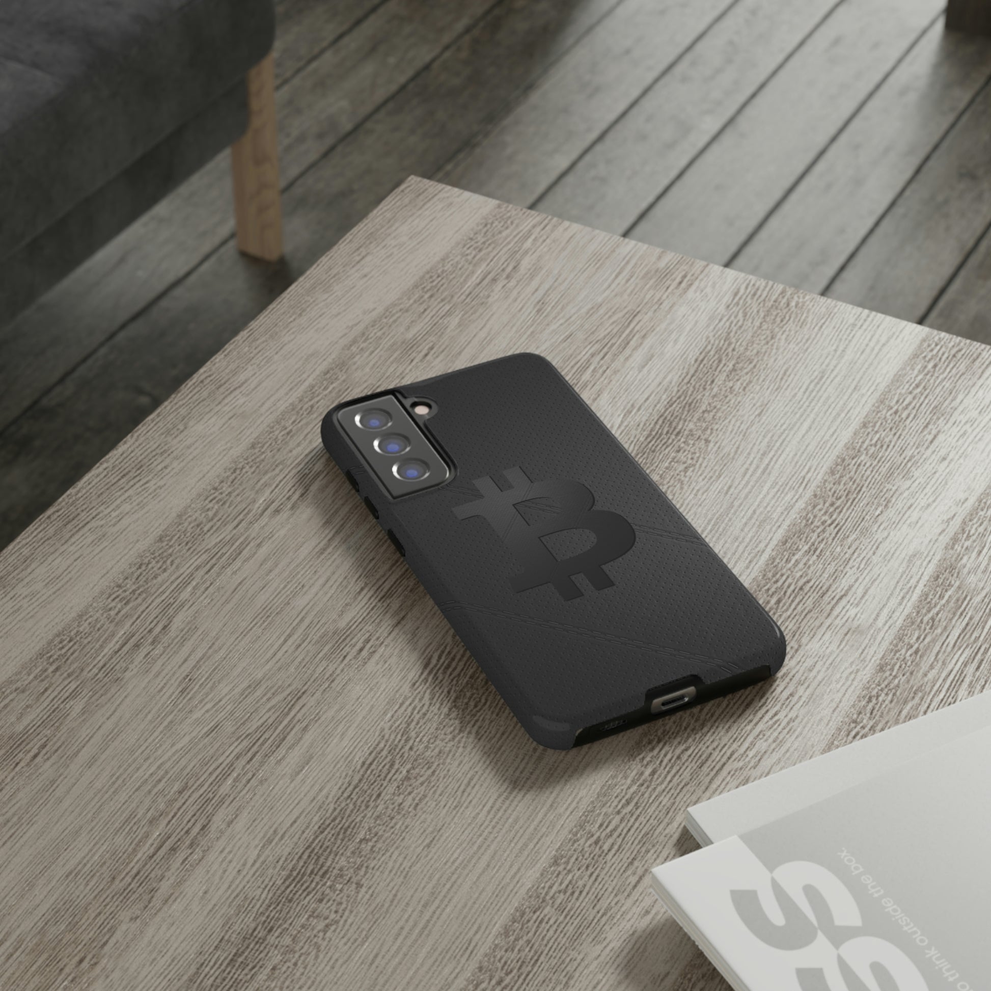 Bitcoin Leather Phone Case In N Out Crypto