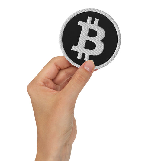 BITCOIN Embroidered patches | Appliques & Patches | bitcoin-patches | printful