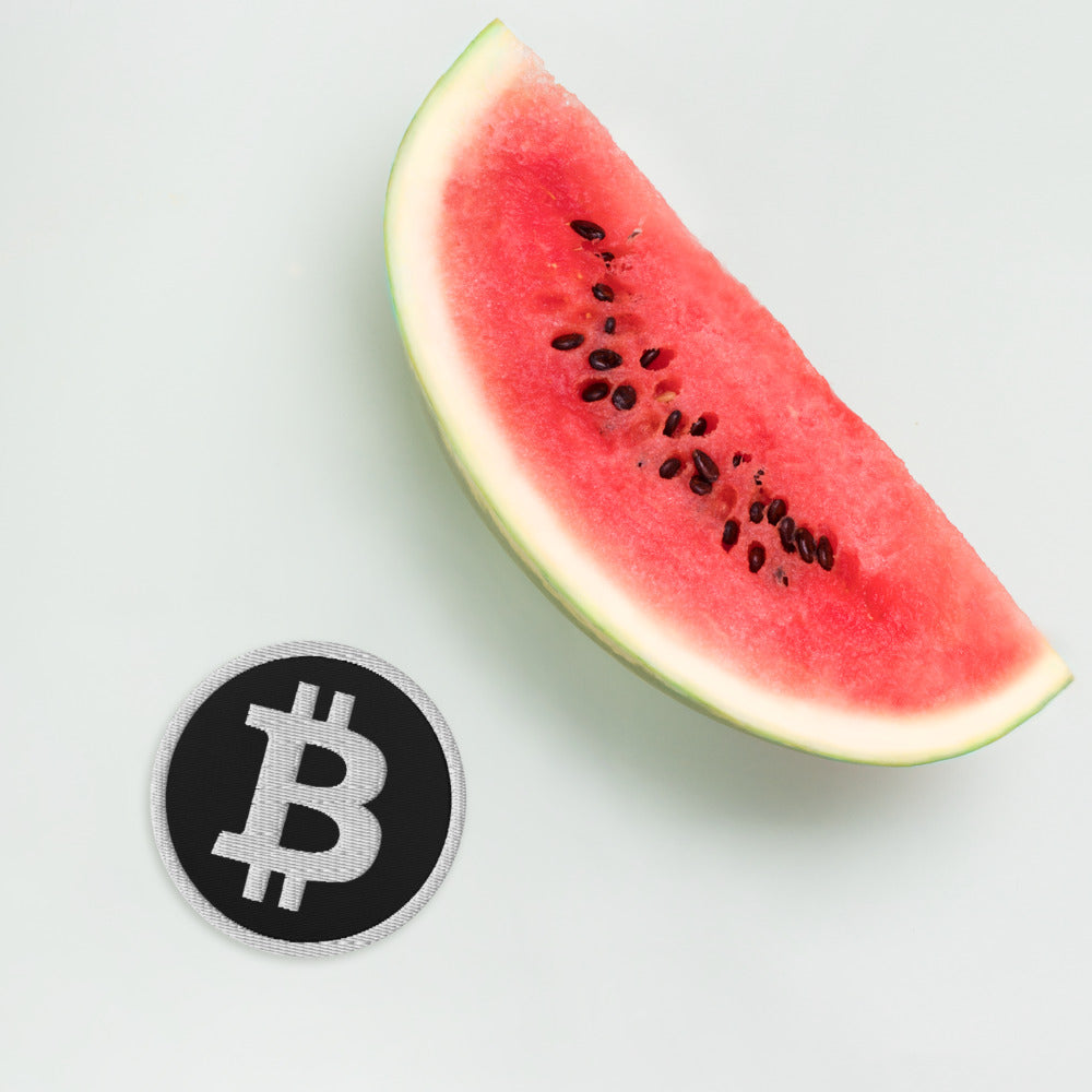 BITCOIN Embroidered patches | Appliques & Patches | bitcoin-patches | printful