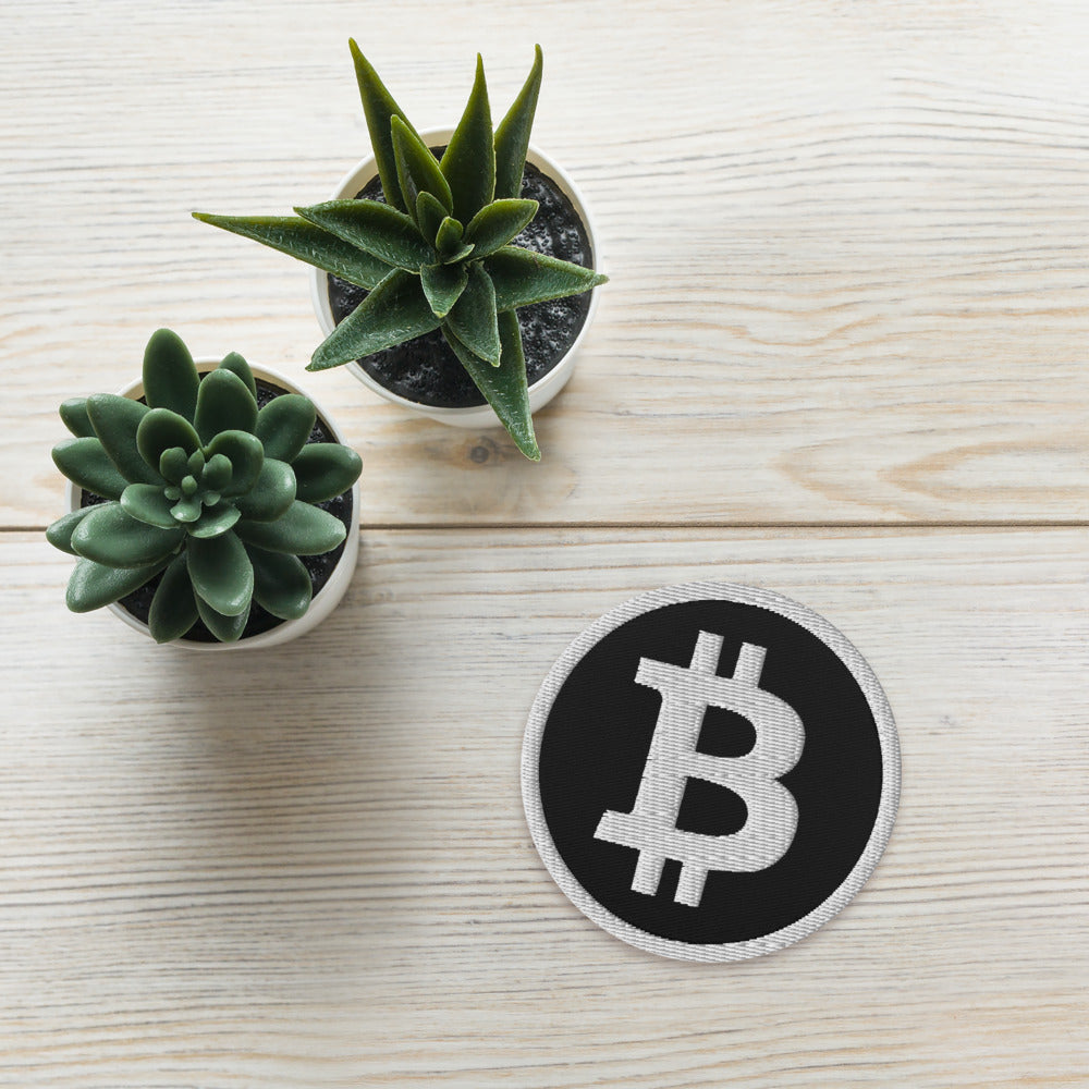 BITCOIN Embroidered patches | Appliques & Patches | bitcoin-patches | printful