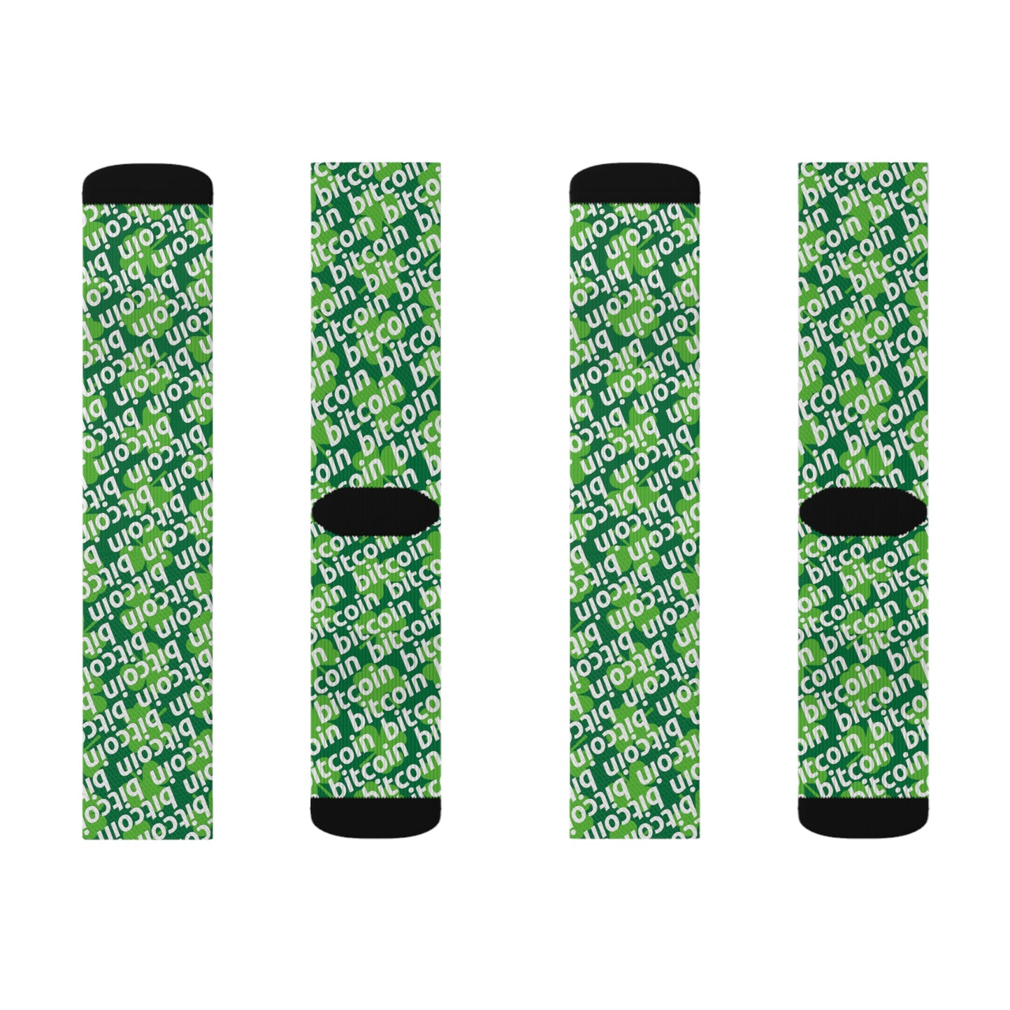 Bitcoin St. Patrick's Day Socks Printify