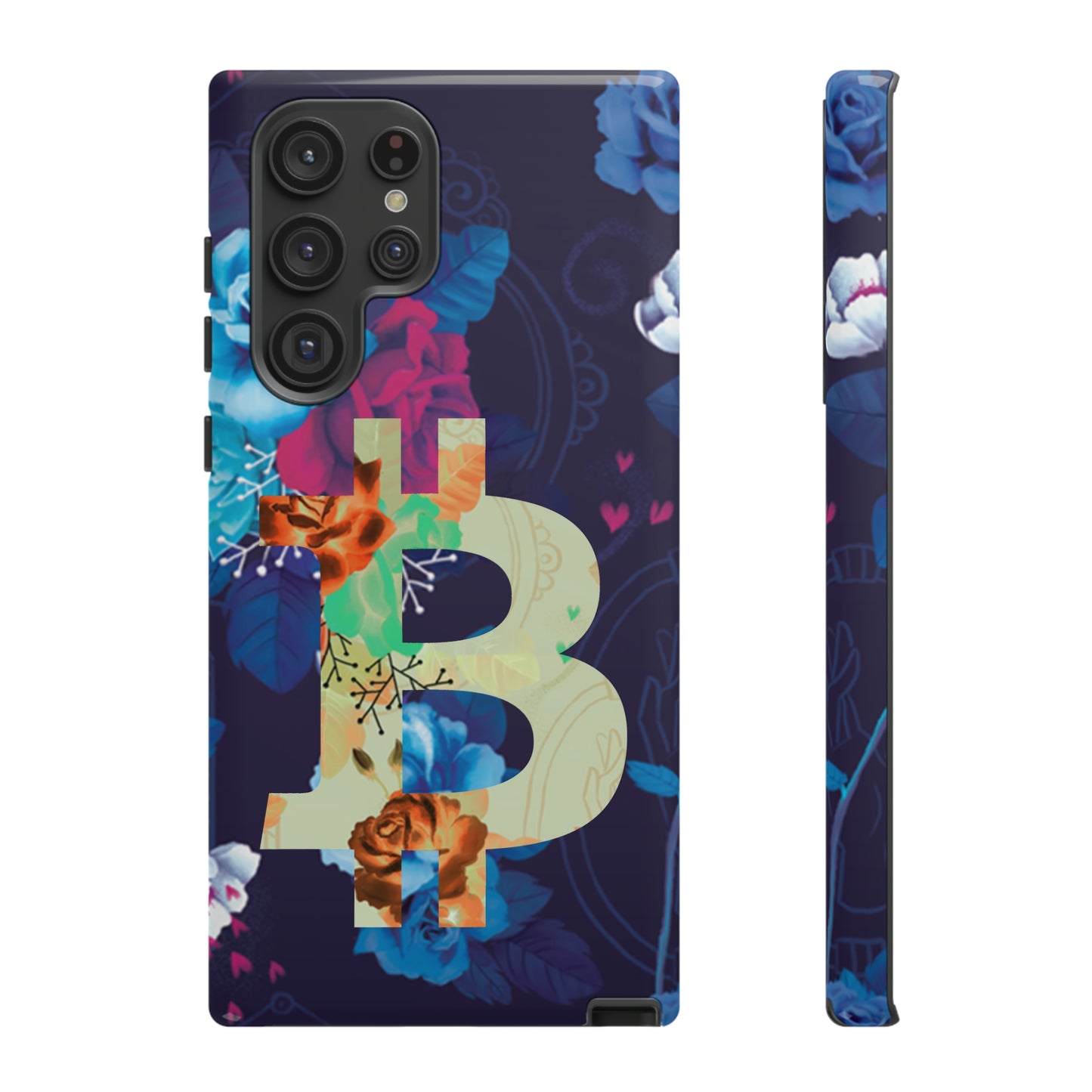 Bitcoin Flowers Art Case In N Out Crypto